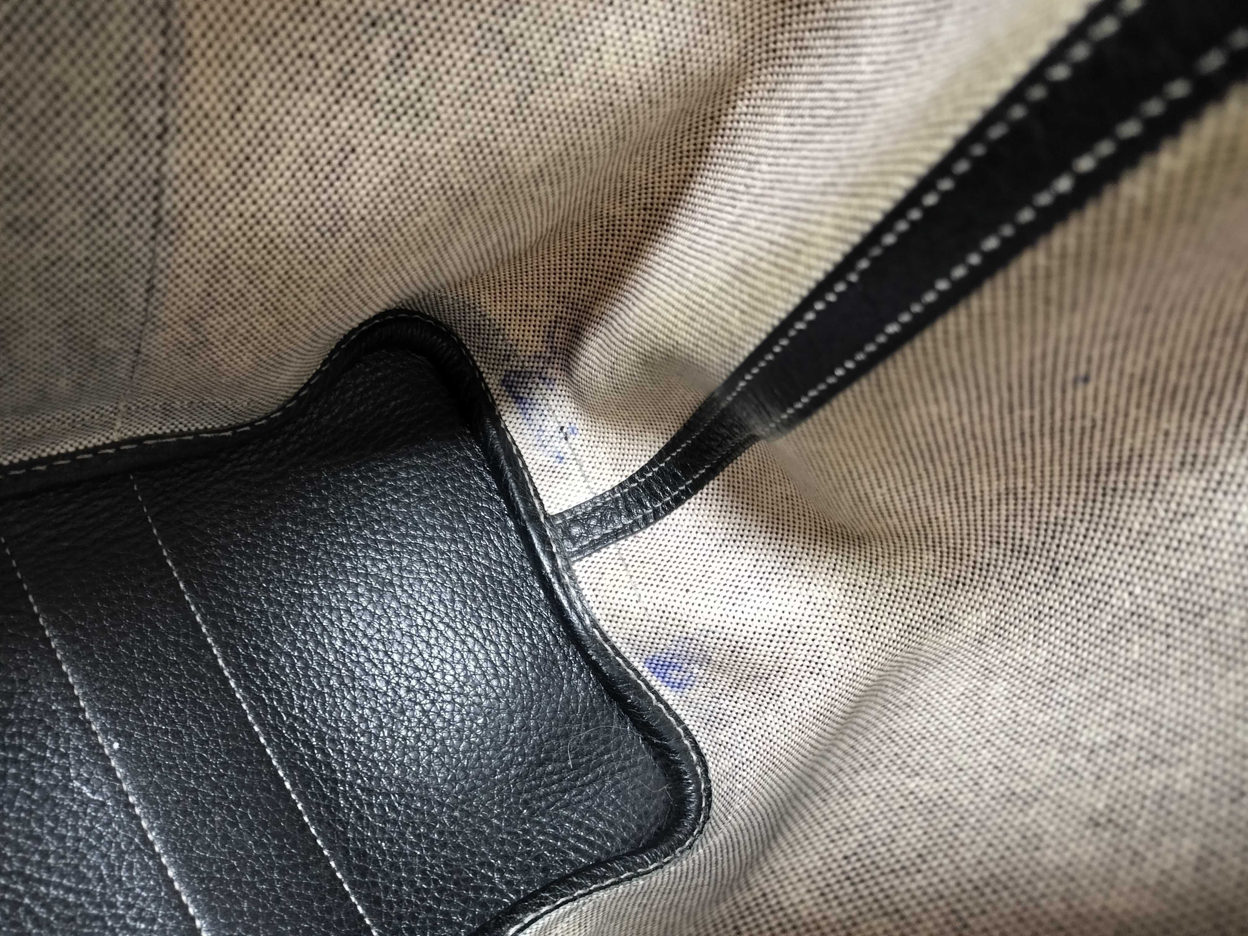 Garden Party D-stamp Toile Leather Handbag — view 12