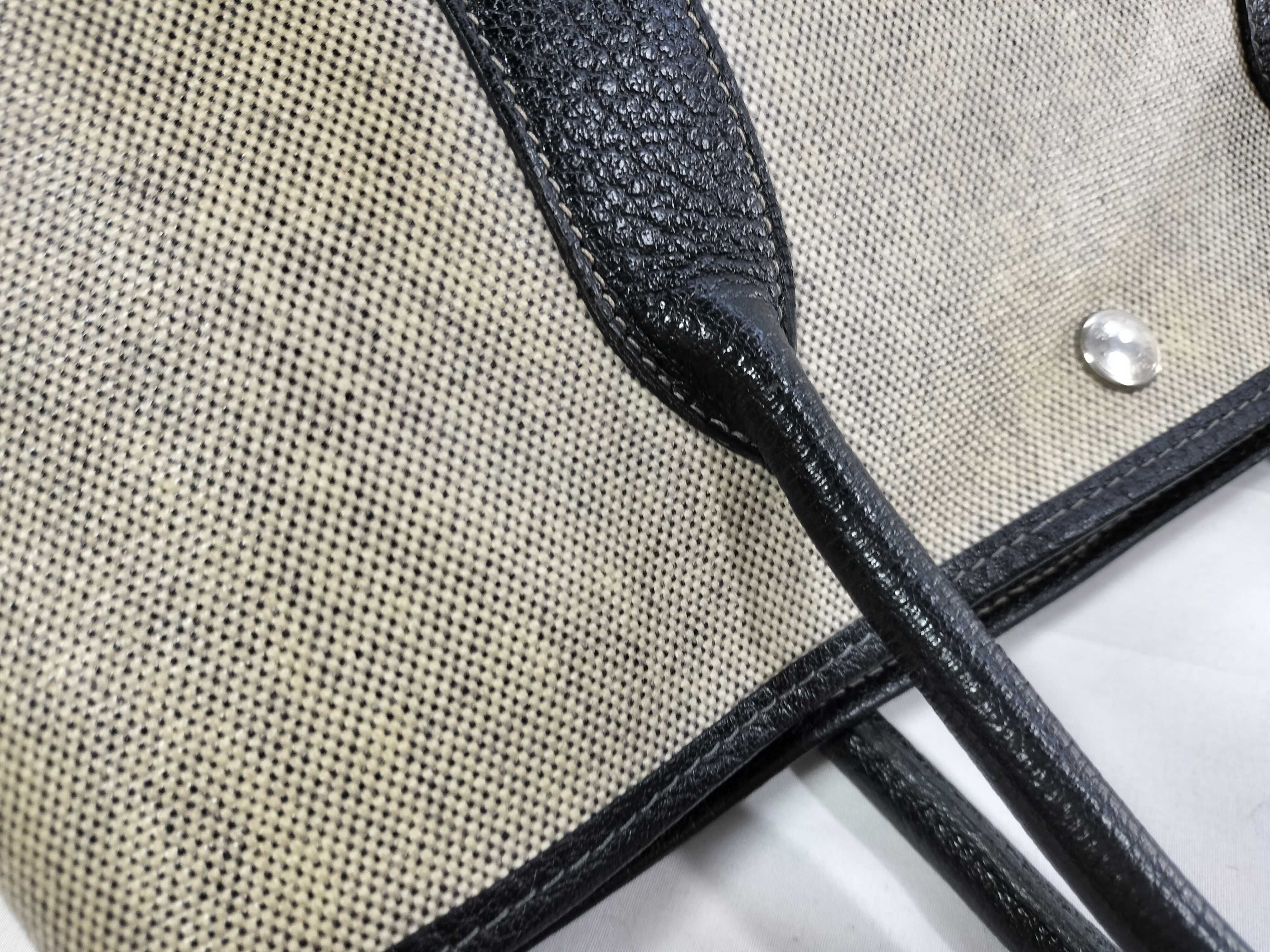Garden Party D-stamp Toile Leather Handbag — view 5