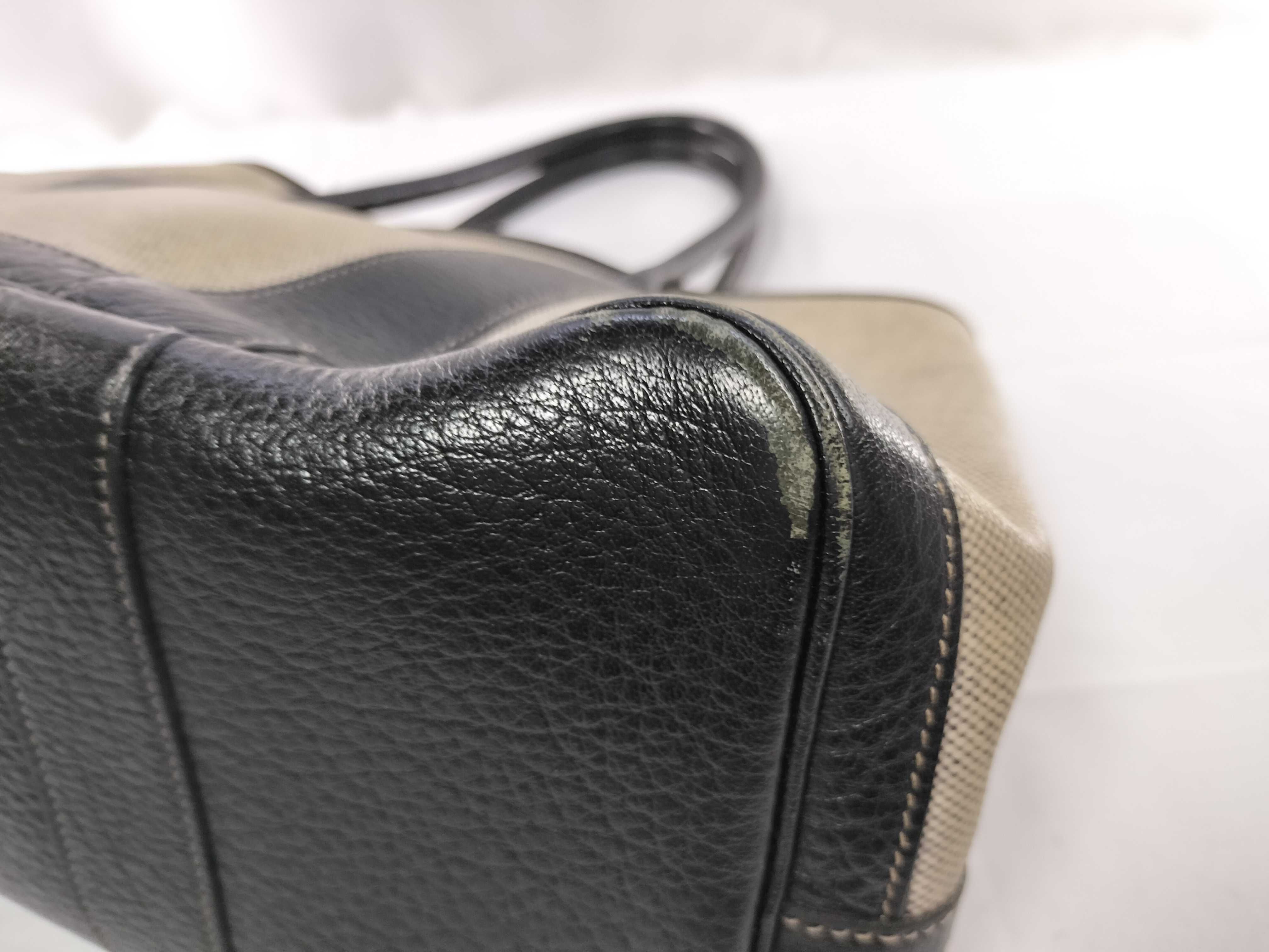 Garden Party D-stamp Toile Leather Handbag — view 7