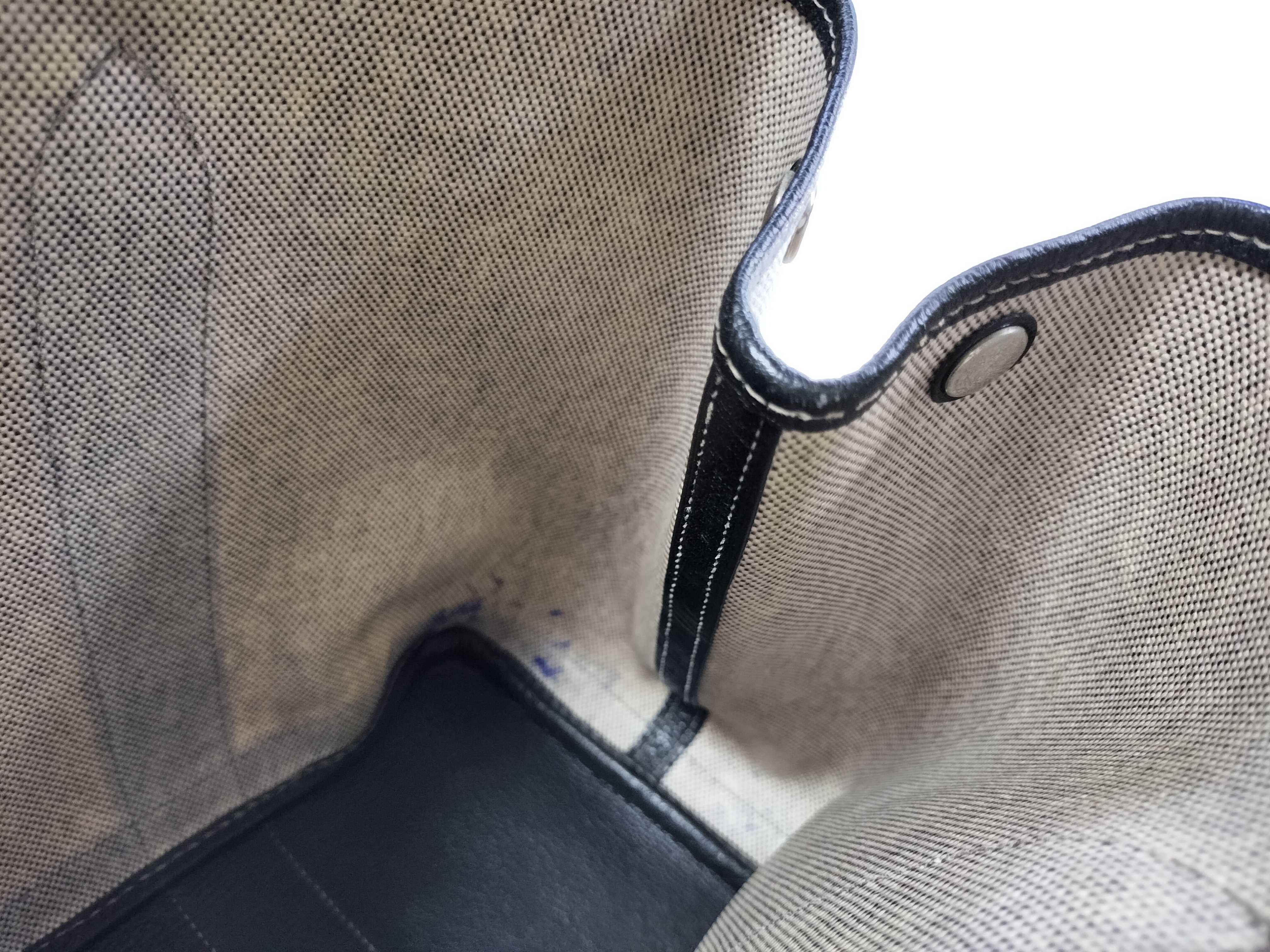 Garden Party D-stamp Toile Leather Handbag — view 9