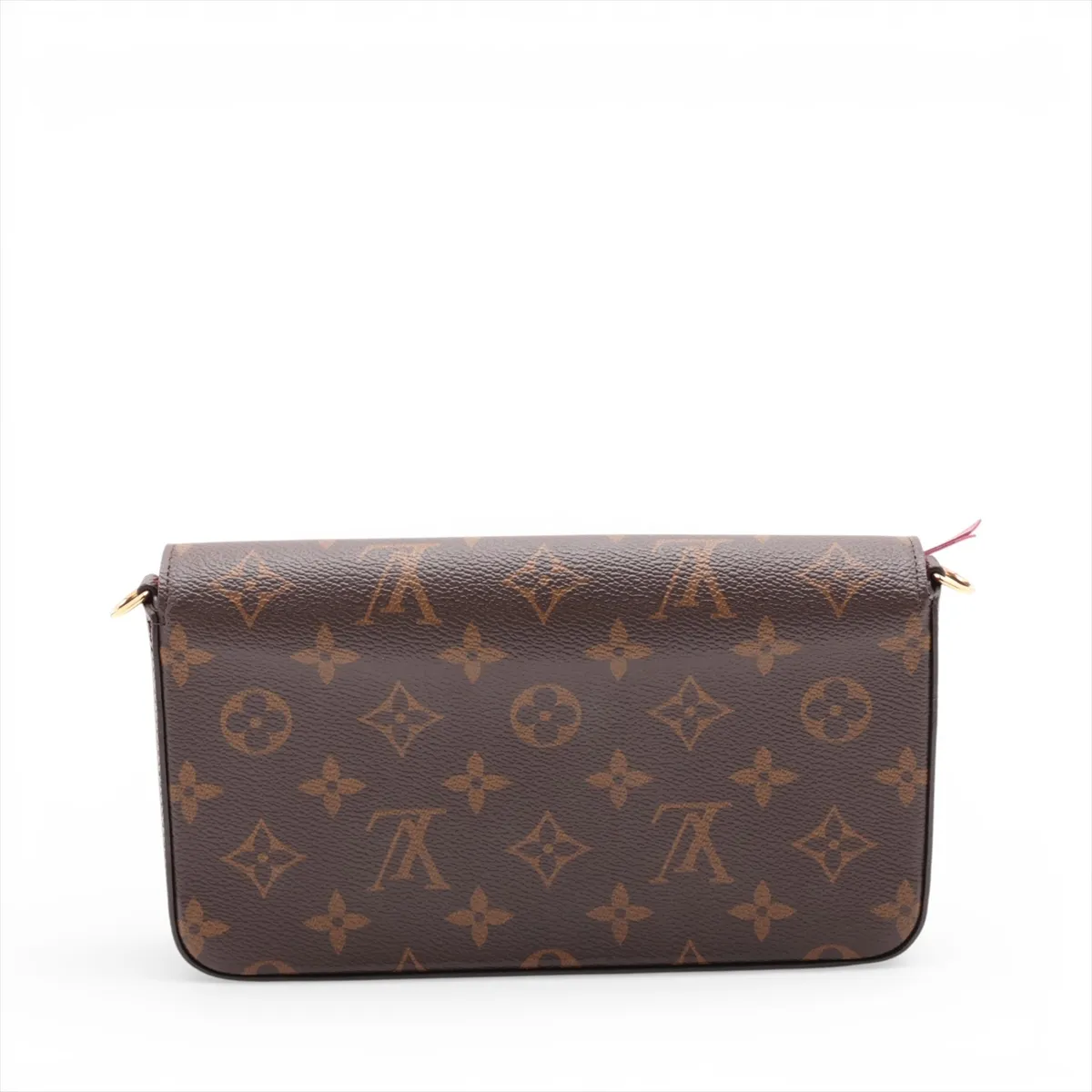 Monogram Pochette Felicie M81896 Brown with initials. RFID detected. — view 2