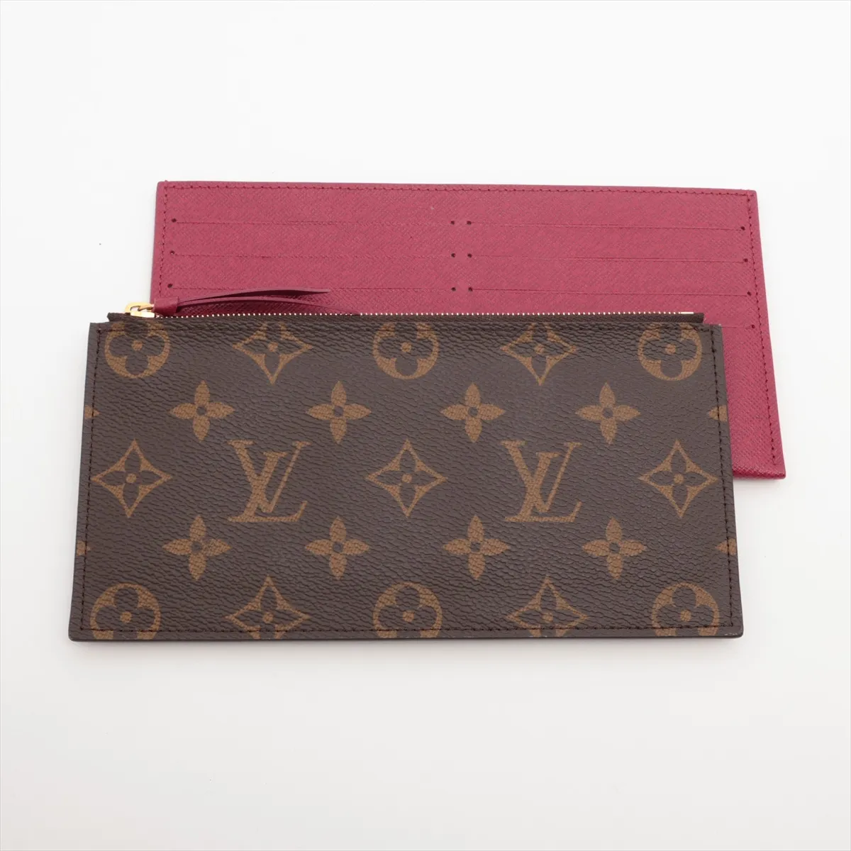 Monogram Pochette Felicie M81896 Brown with initials. RFID detected. — view 11
