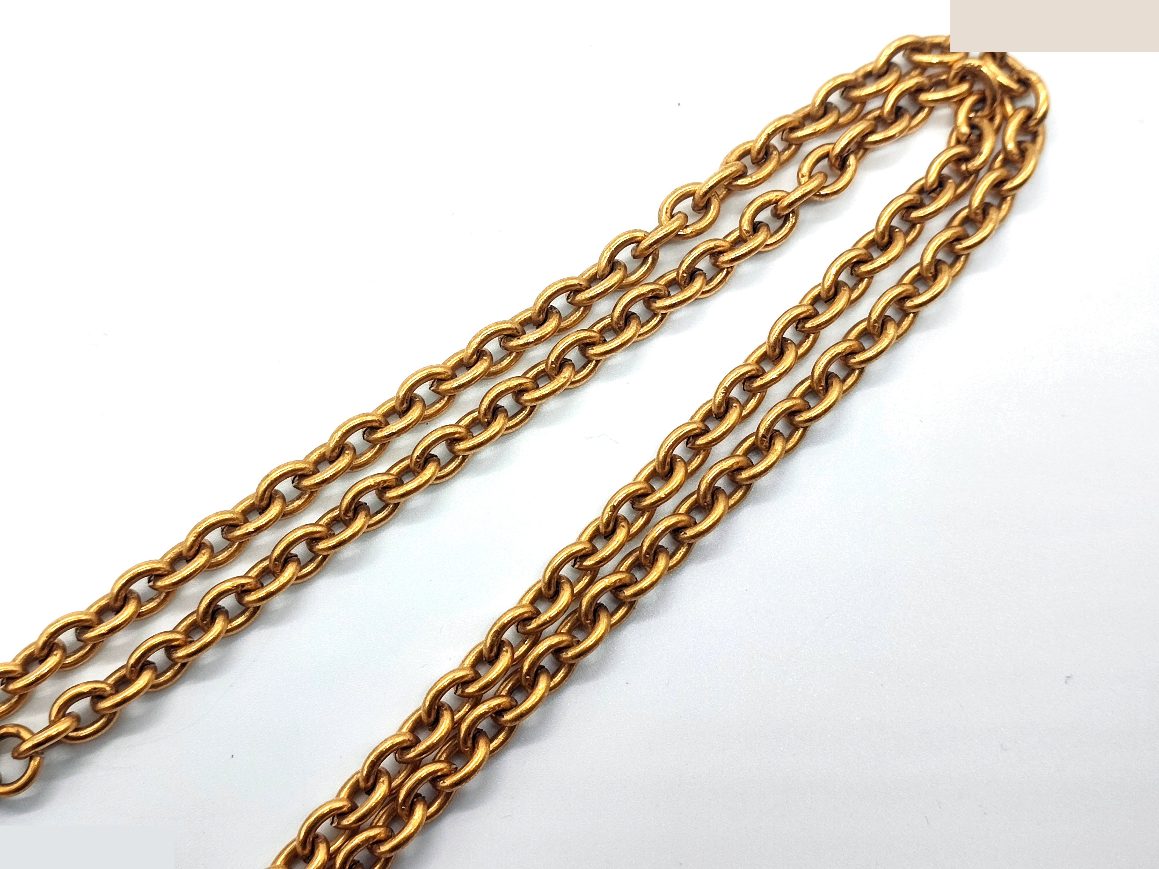 Cambon Double Top Necklace, Chain approx. 80cm — view 11