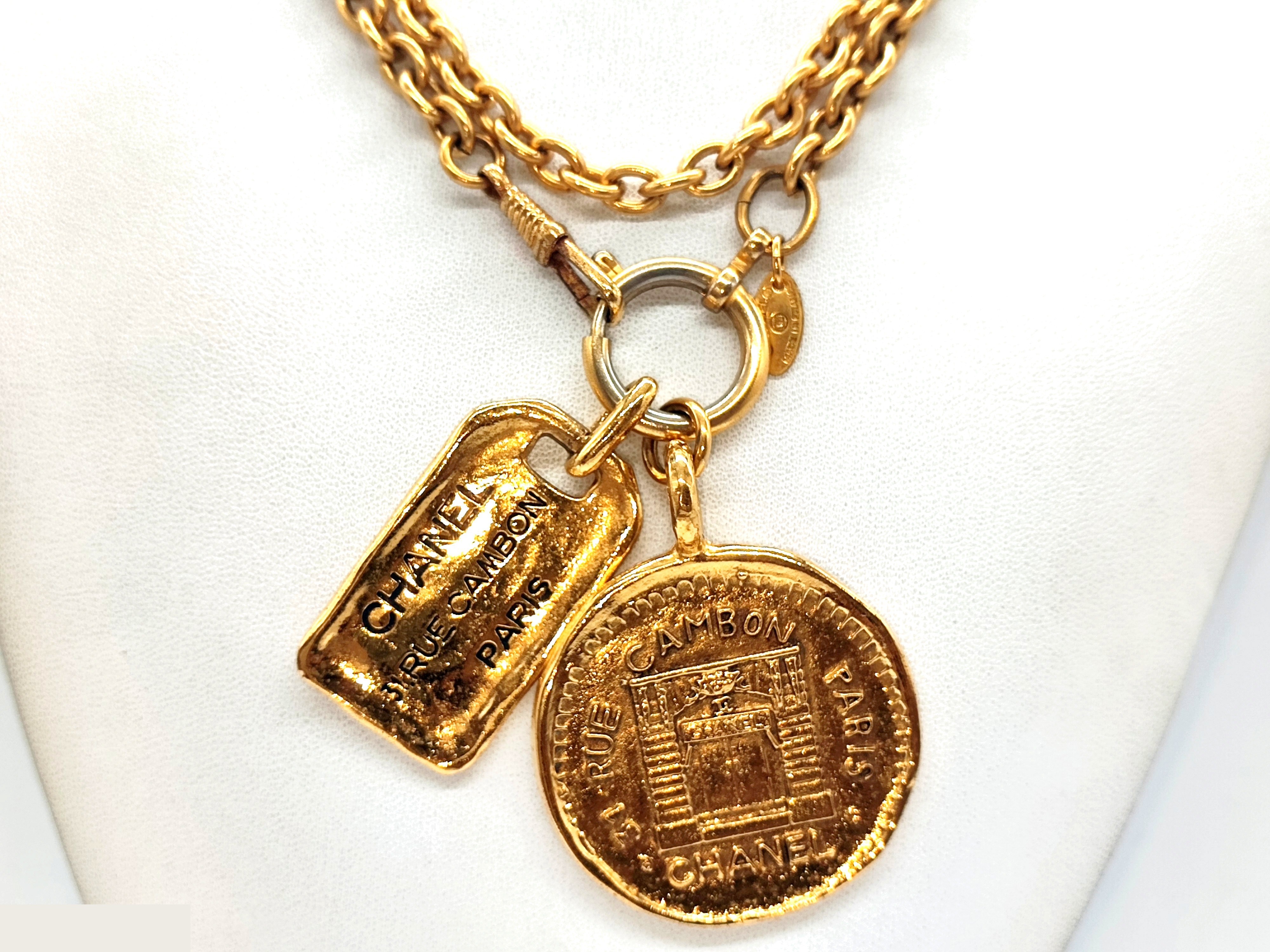 Cambon Double Top Necklace, Chain approx. 80cm — view 4