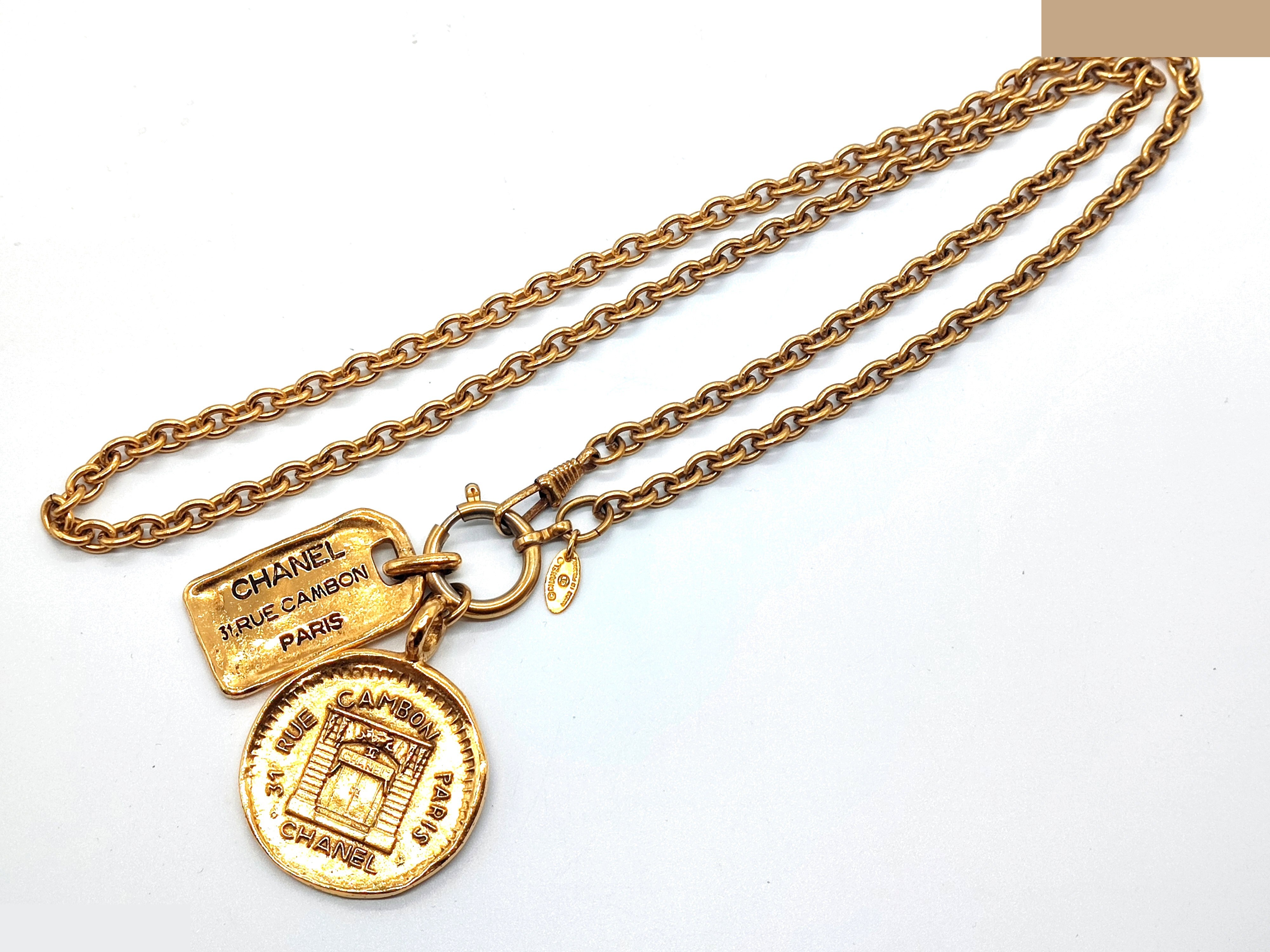 Cambon Double Top Necklace, Chain approx. 80cm — view 6