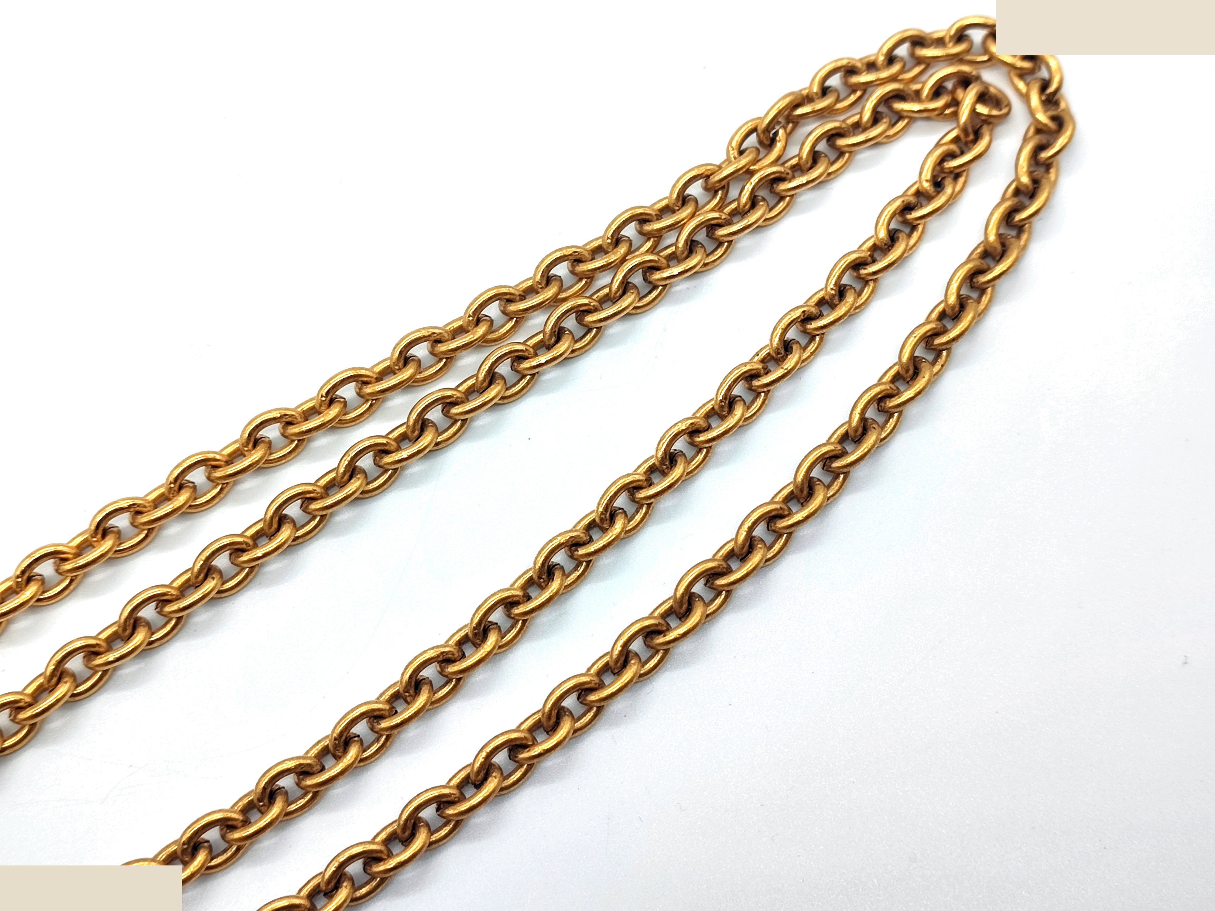 Cambon Double Top Necklace, Chain approx. 80cm — view 8