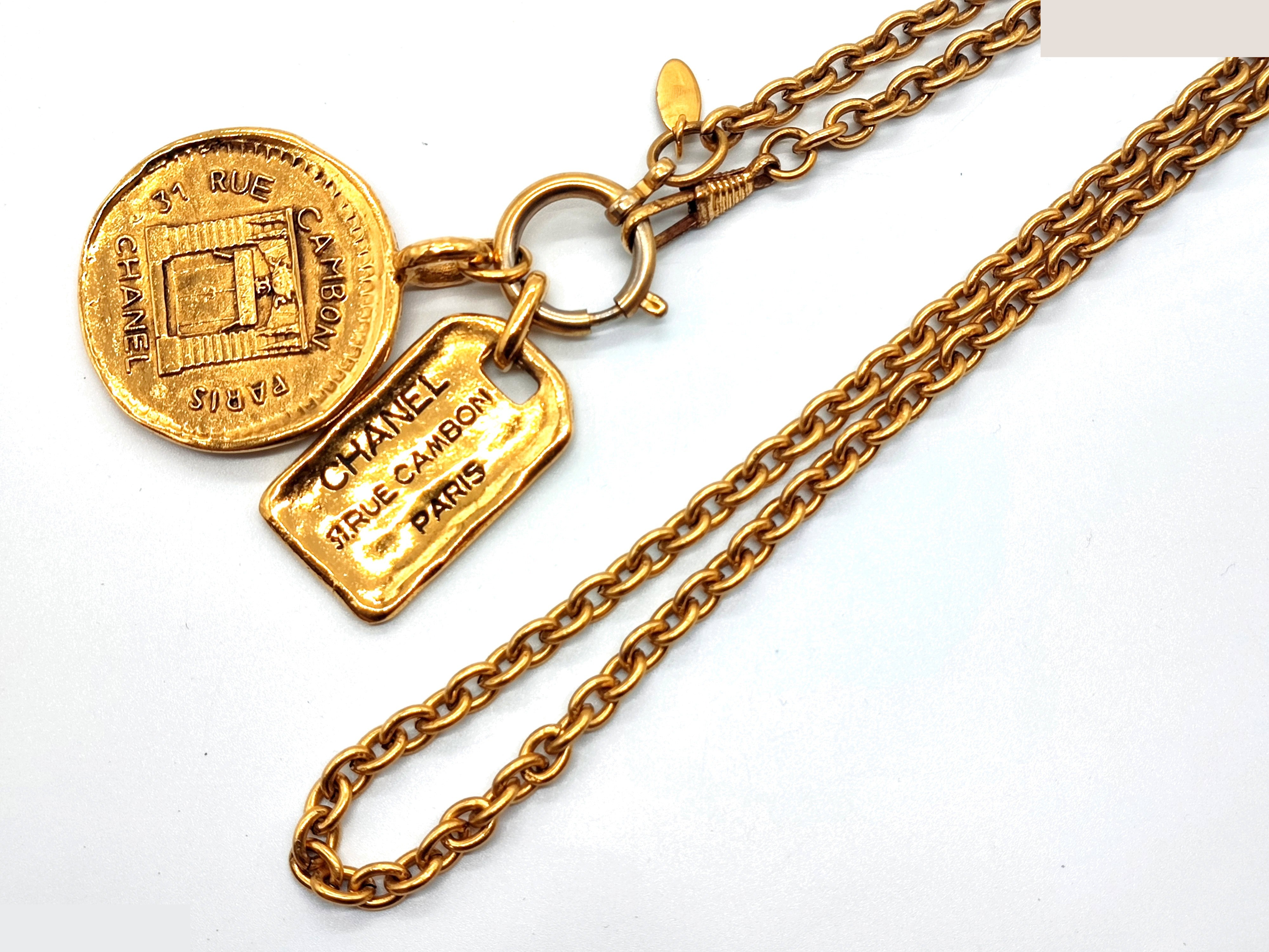 Cambon Double Top Necklace, Chain approx. 80cm — view 10