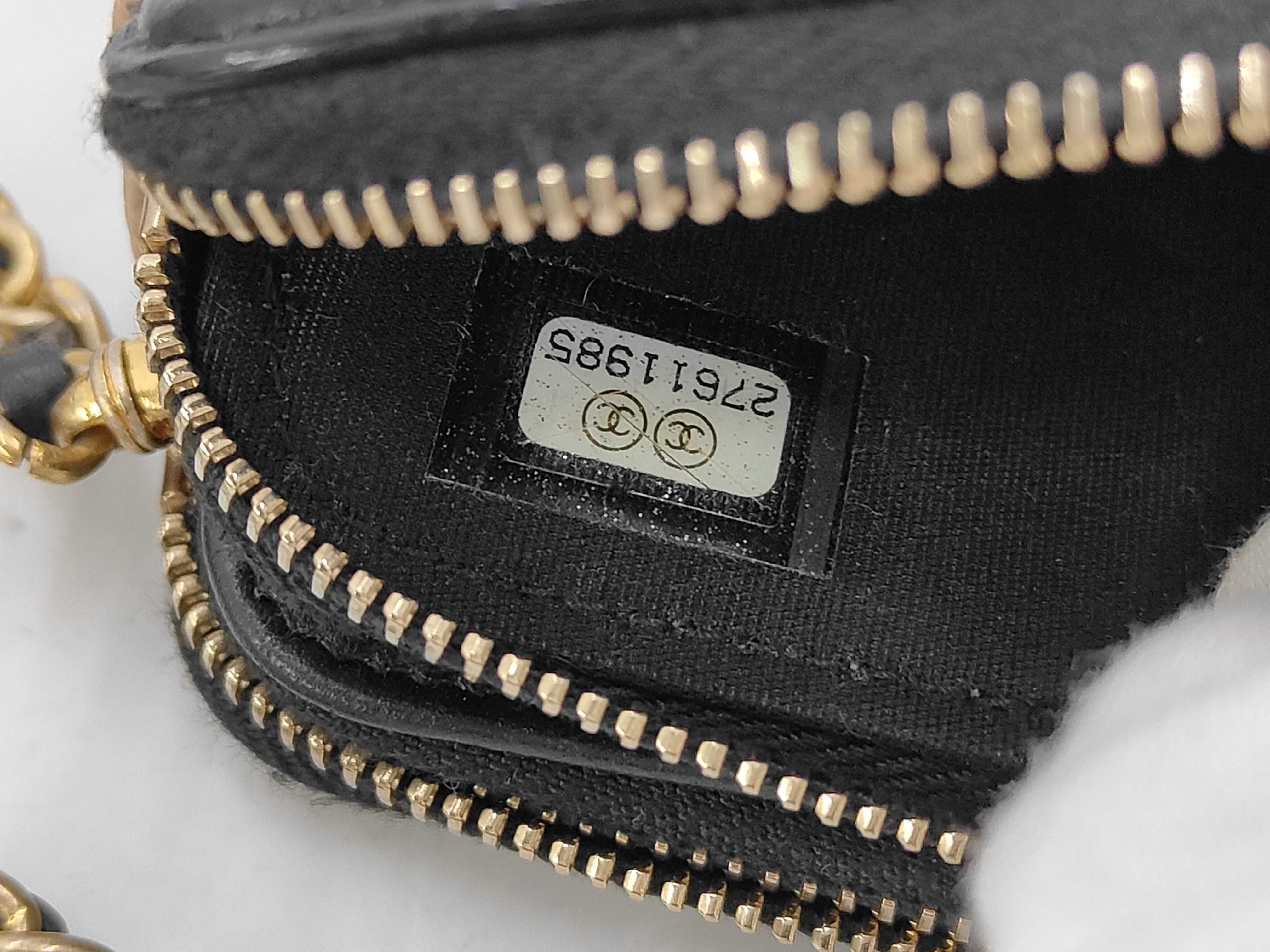 Caviar Skin CC Filigree Chain Shoulder Bag Chain Wallet Shoulder Bag — view 11