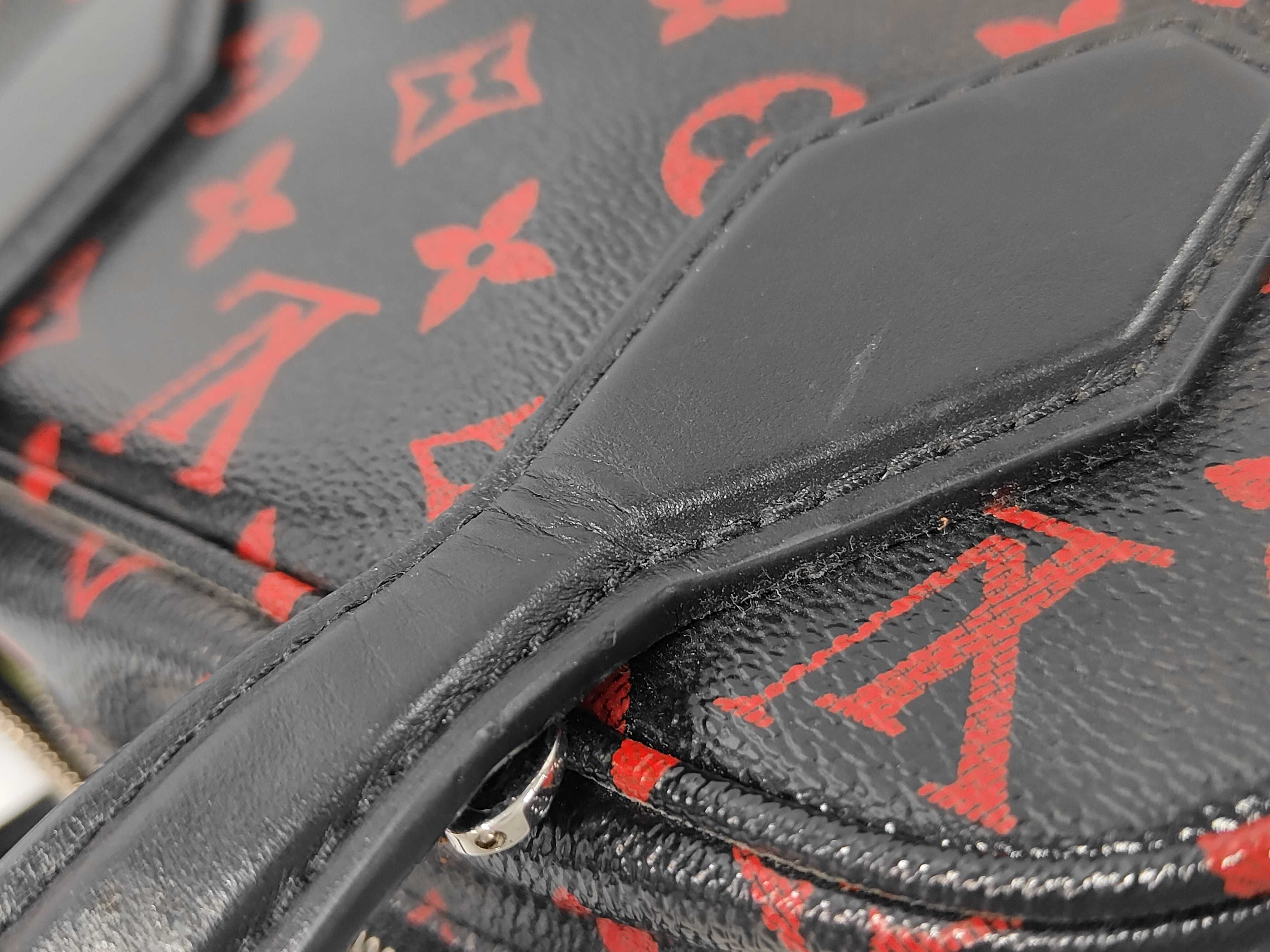 Monogram Rouge Dora Soft BB M50217 Handbag — view 6