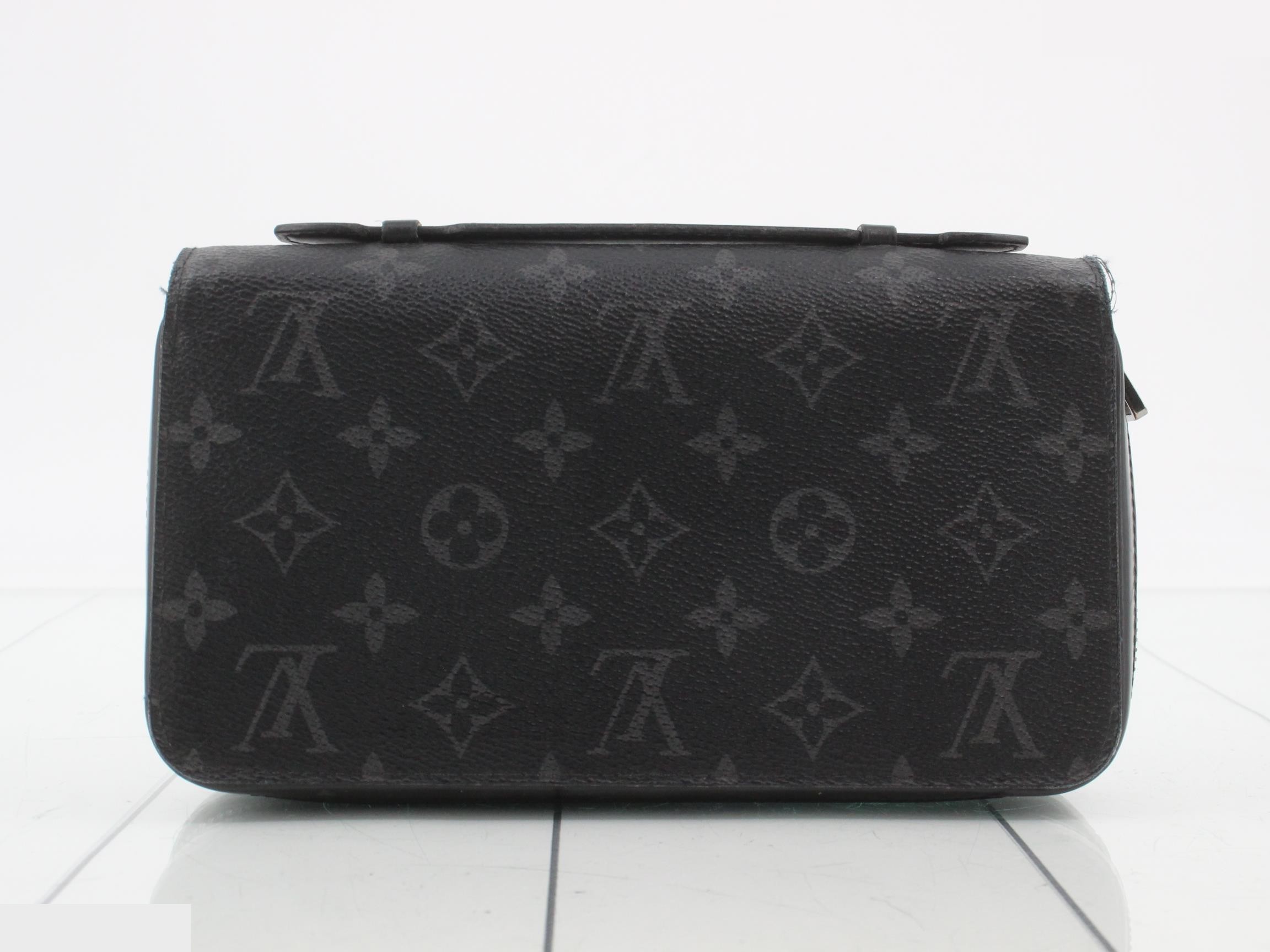 Monogram Eclipse Zippy XL Round Zipper Long Wallet — view 2