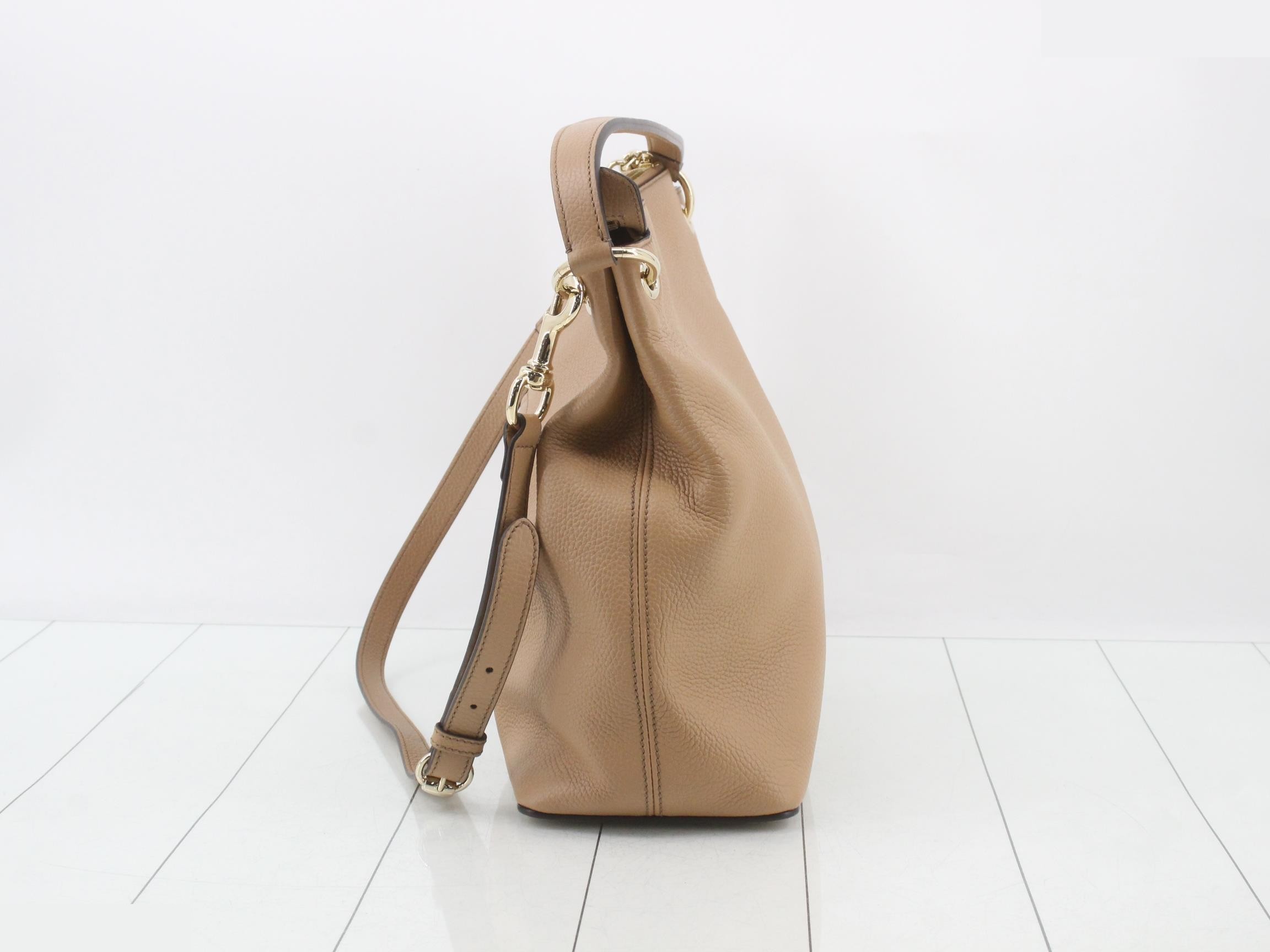 Soho Interlocking G 2-Way Shoulder Bag with Strap — view 3