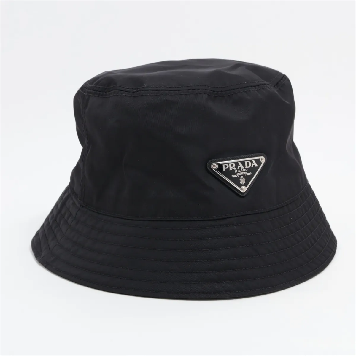 1HC137 Re Nylon Bucket Hat S Polyamide Black — view 2