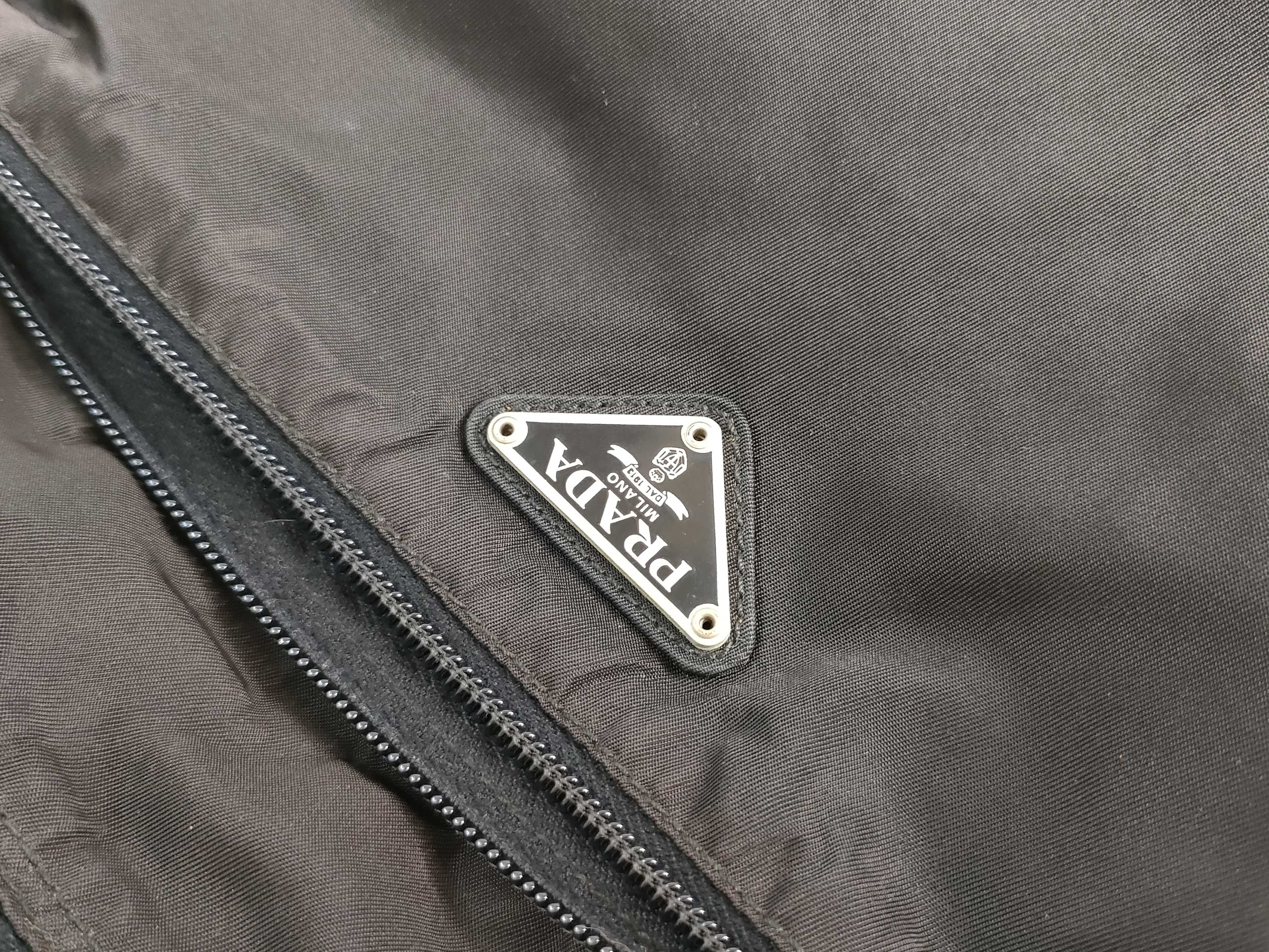 Nylon Shoulder Bag with Triangle Logo — view 15