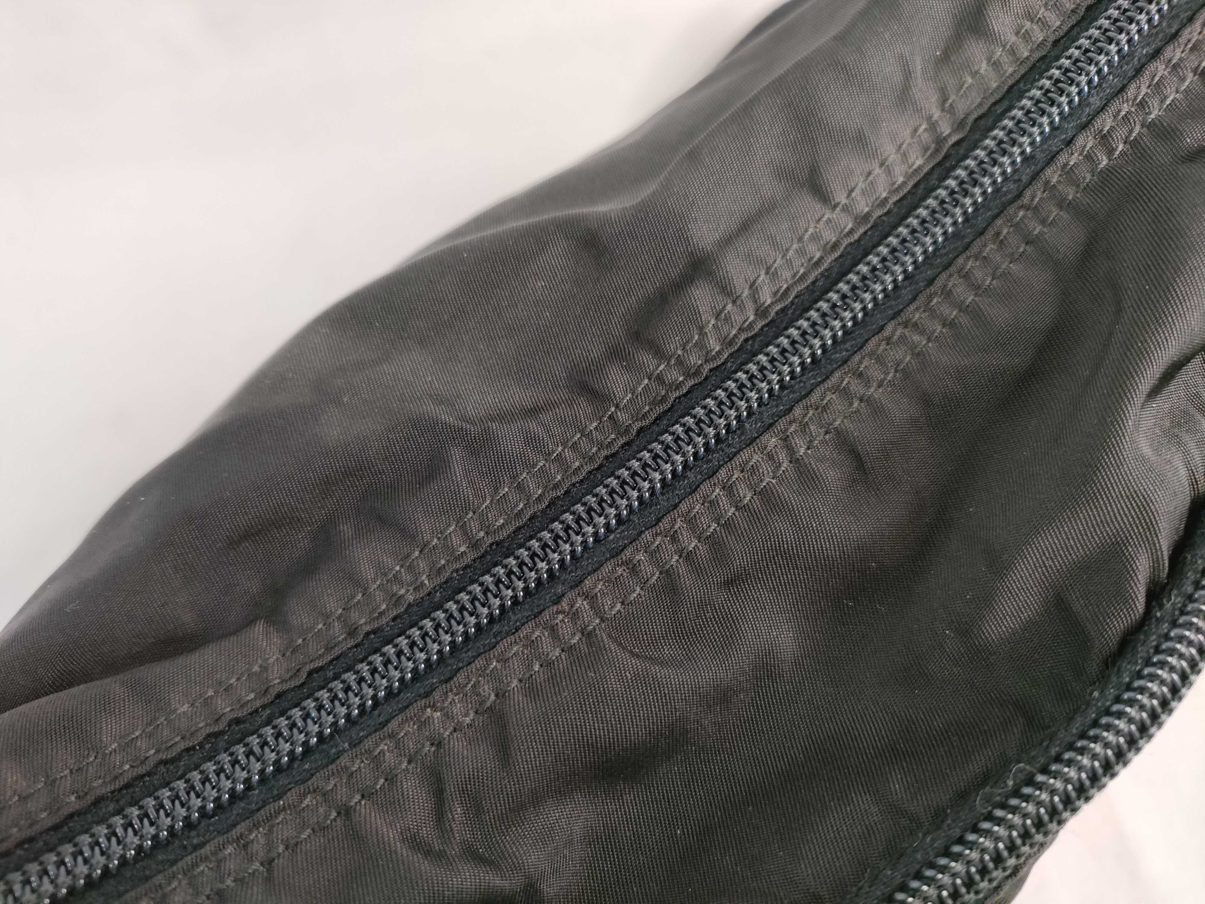 Nylon Shoulder Bag with Triangle Logo — view 8