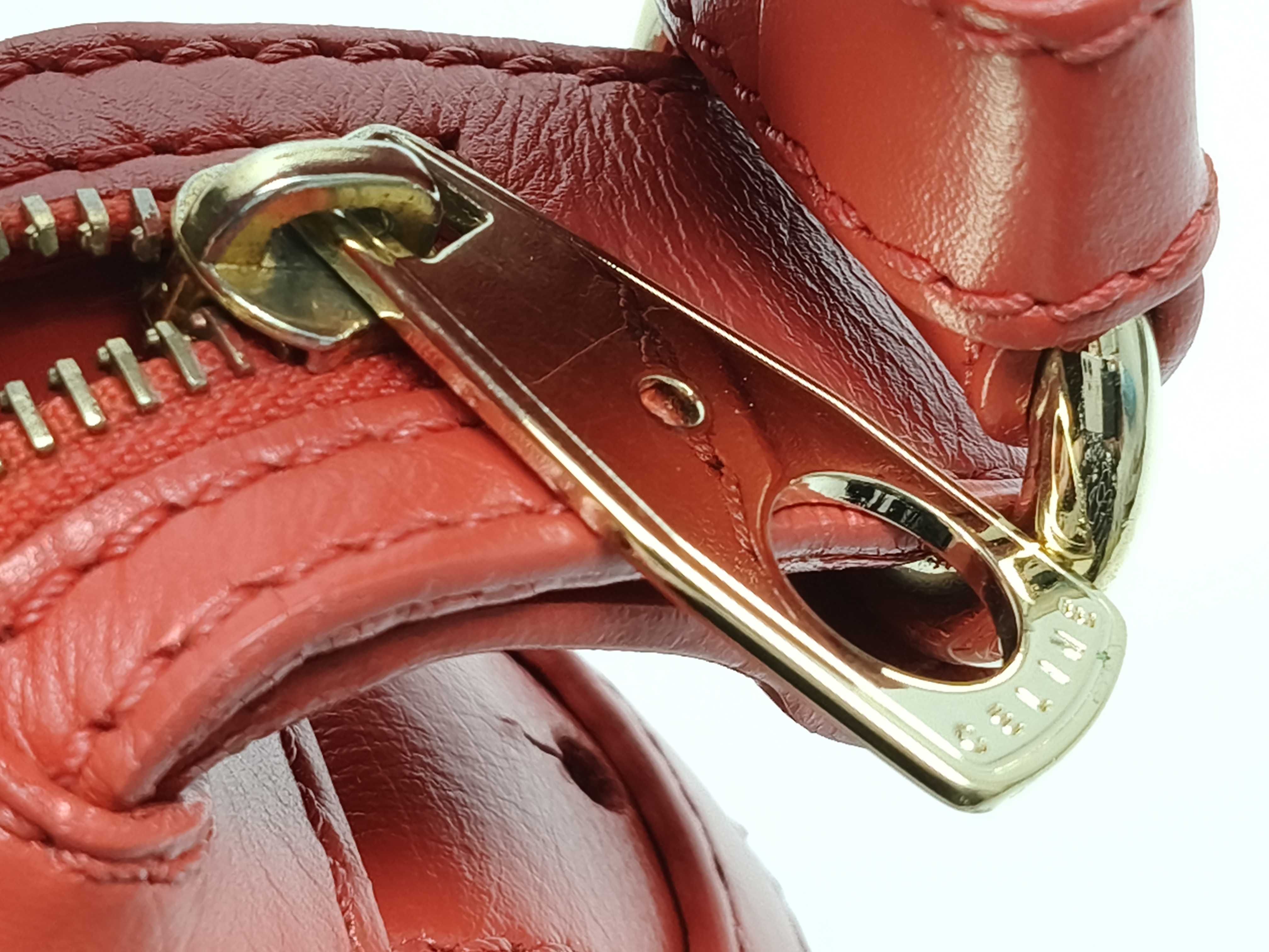 Triomphe One-Shoulder Bag, Red Shoulder Bag — view 13