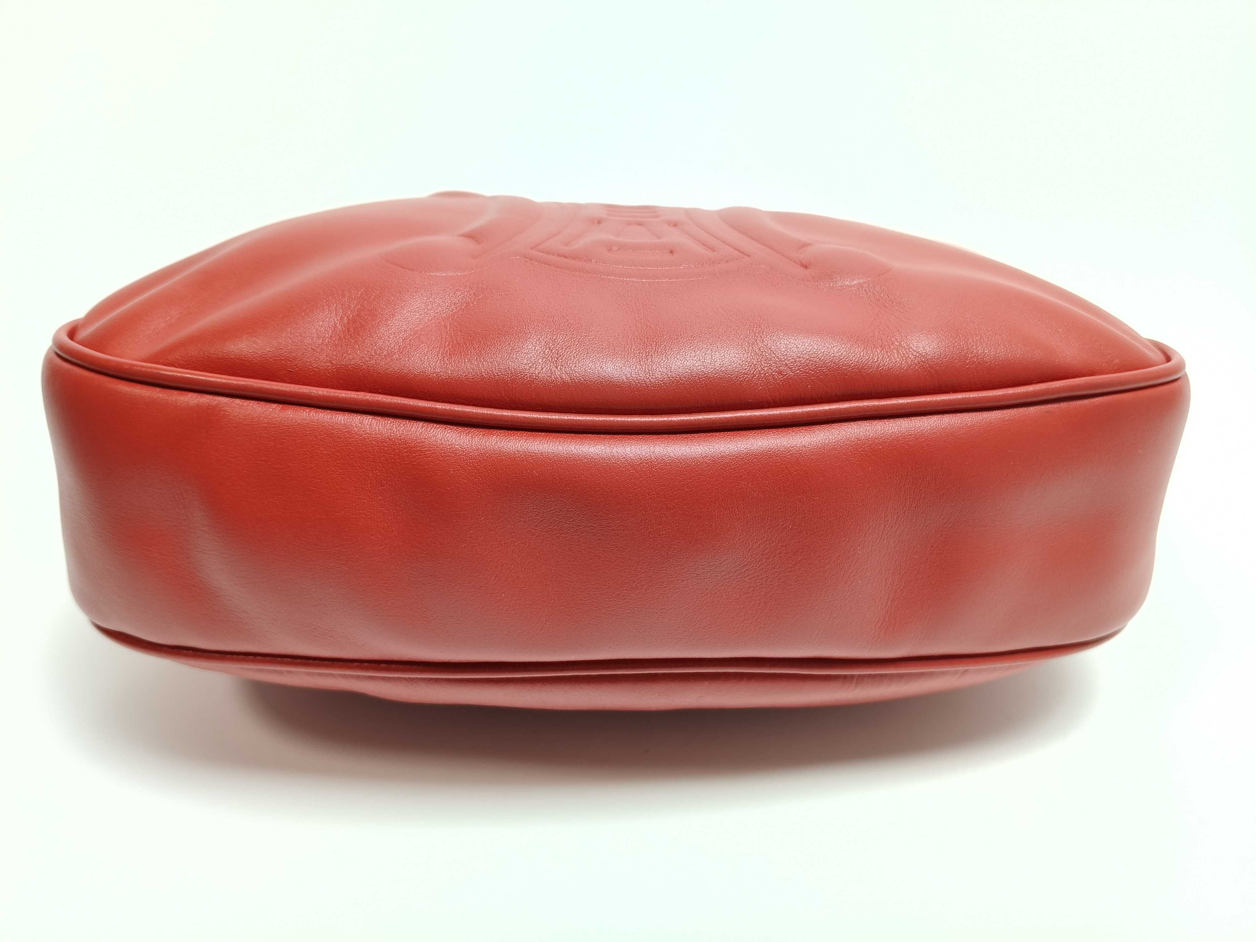 Triomphe One-Shoulder Bag, Red Shoulder Bag — view 8