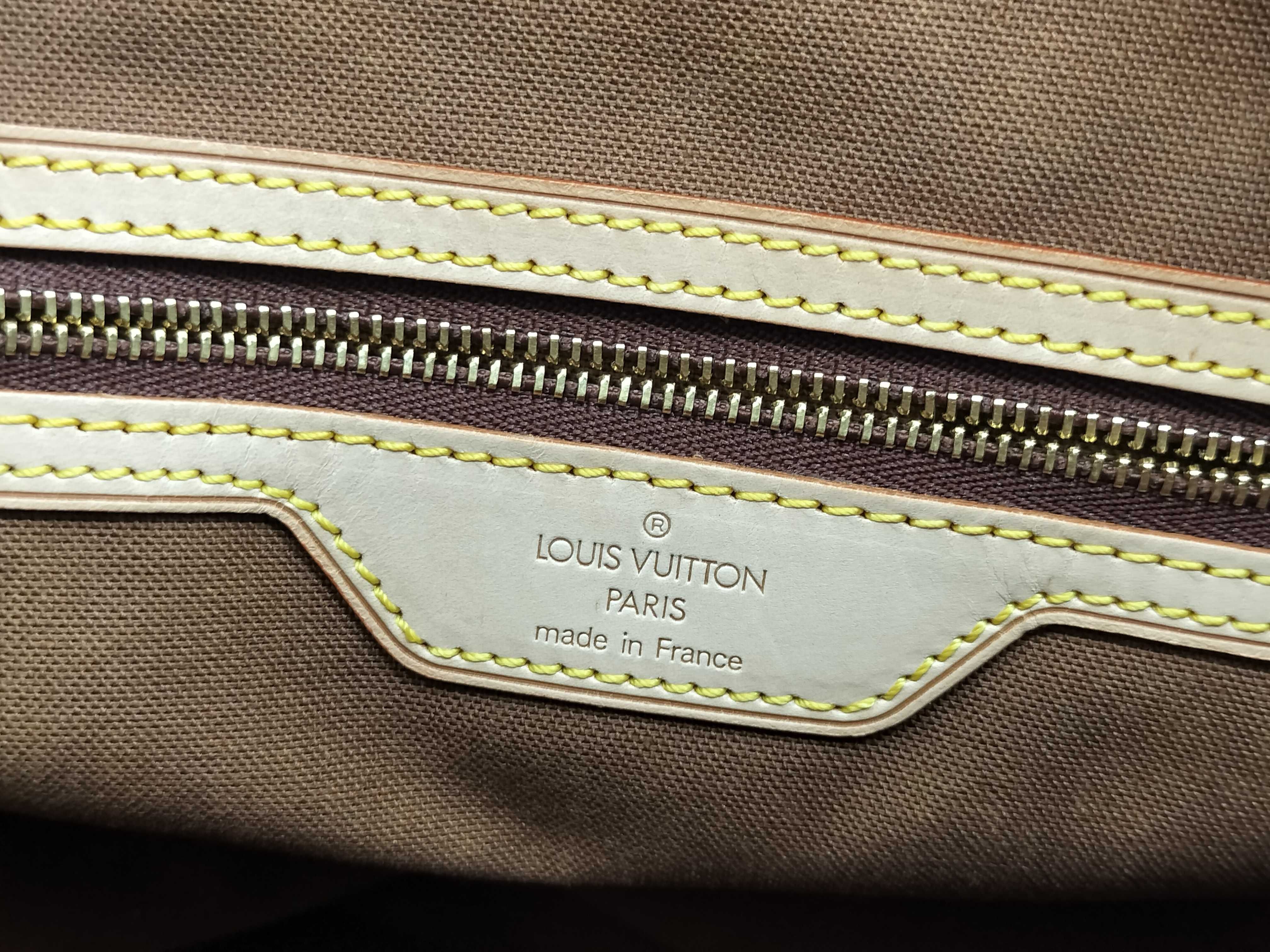 Monogram Vuitton Cabas Mezzo Tote Bag — view 12
