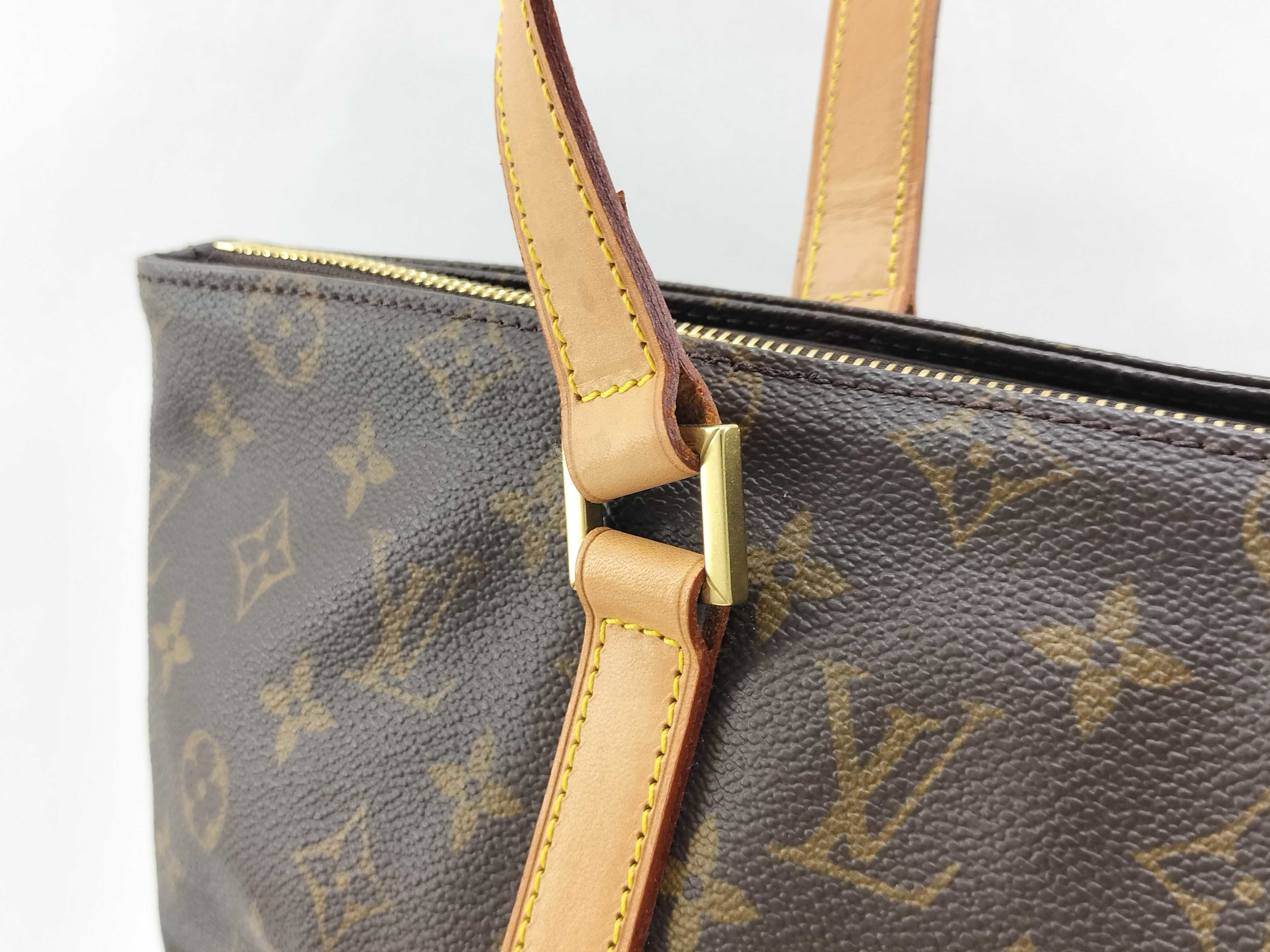 Monogram Vuitton Cabas Mezzo Tote Bag — view 3