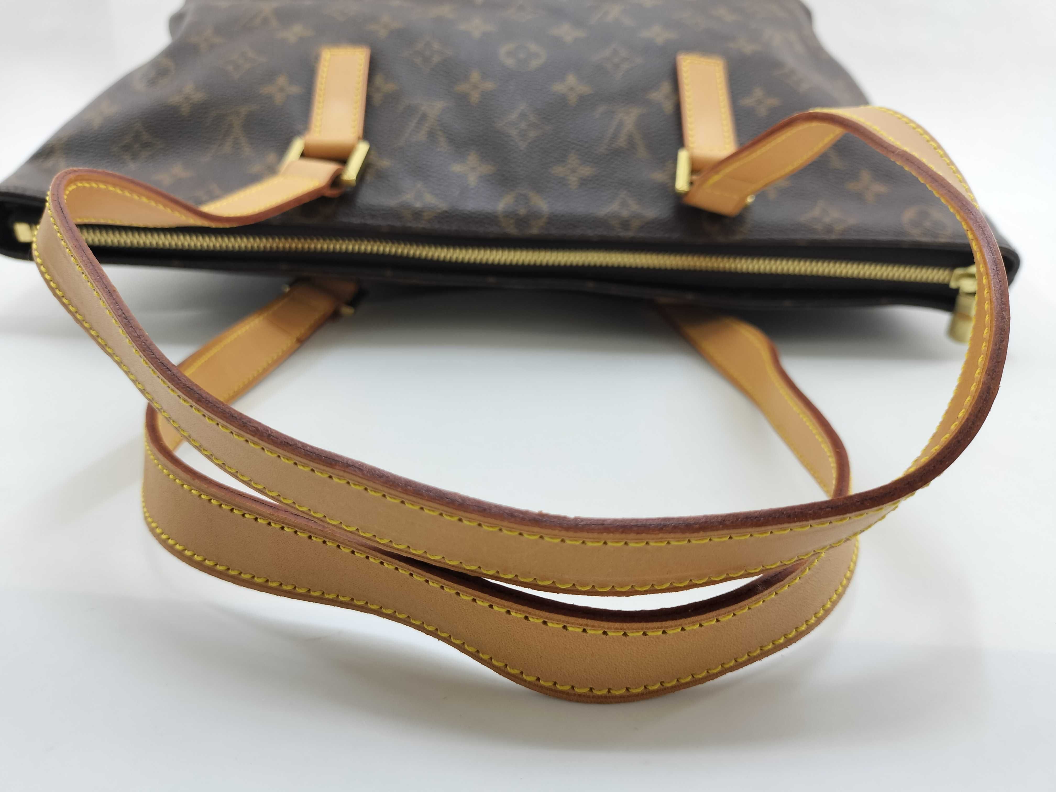 Monogram Vuitton Cabas Mezzo Tote Bag — view 9