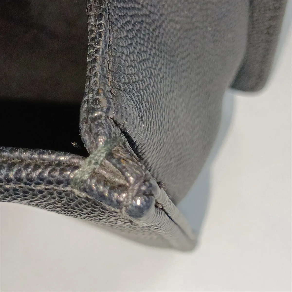 Boy Chanel 20 Small Caviar Skin Chain Shoulder Bag, Chevron V-stitch, Black, Gold Hardware, 25088817, Serial Number 25-series, A67085 — view 11