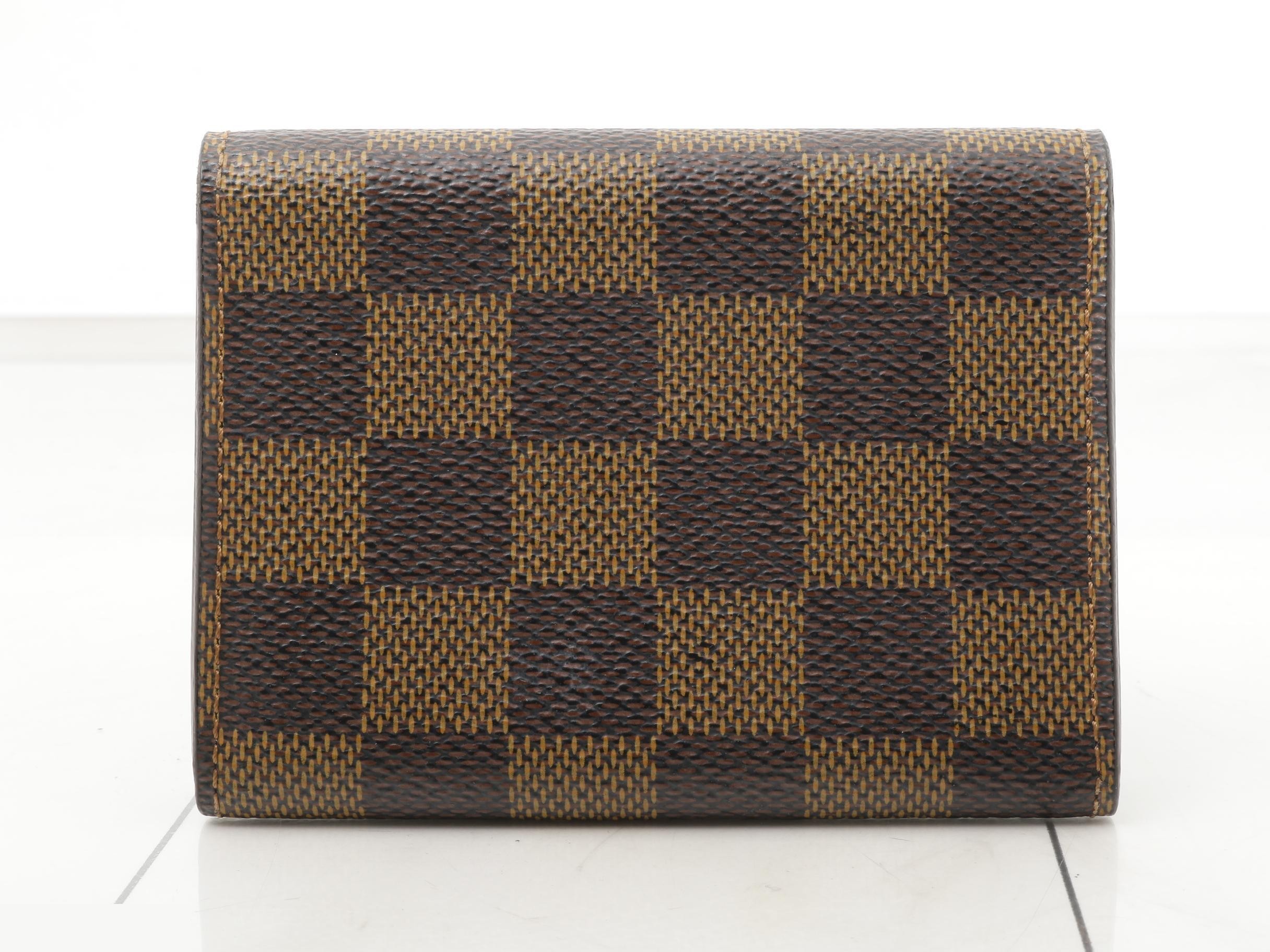 Damier Enveloppe Carte de Visite Card Case — view 2