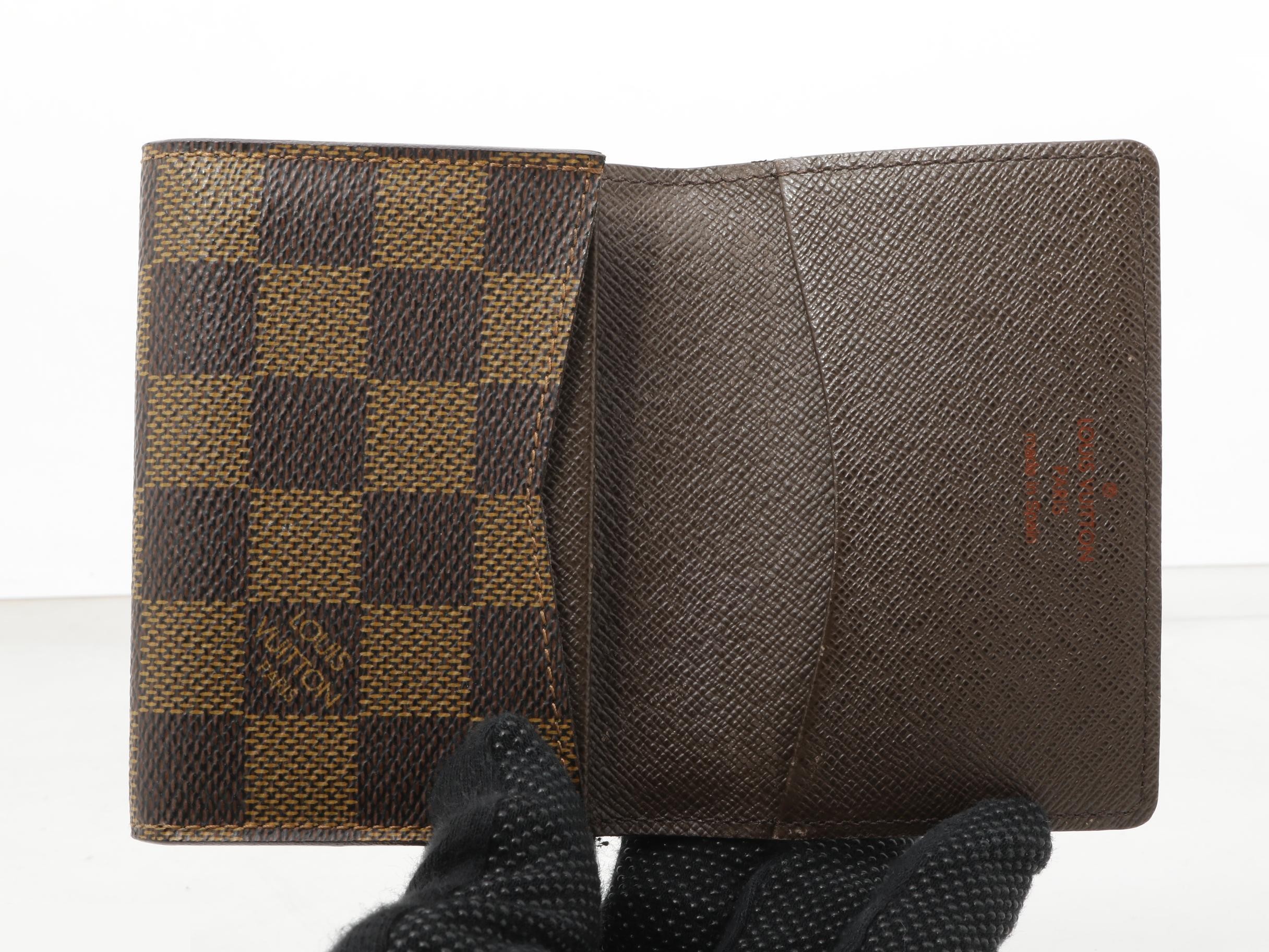 Damier Enveloppe Carte de Visite Card Case — view 4