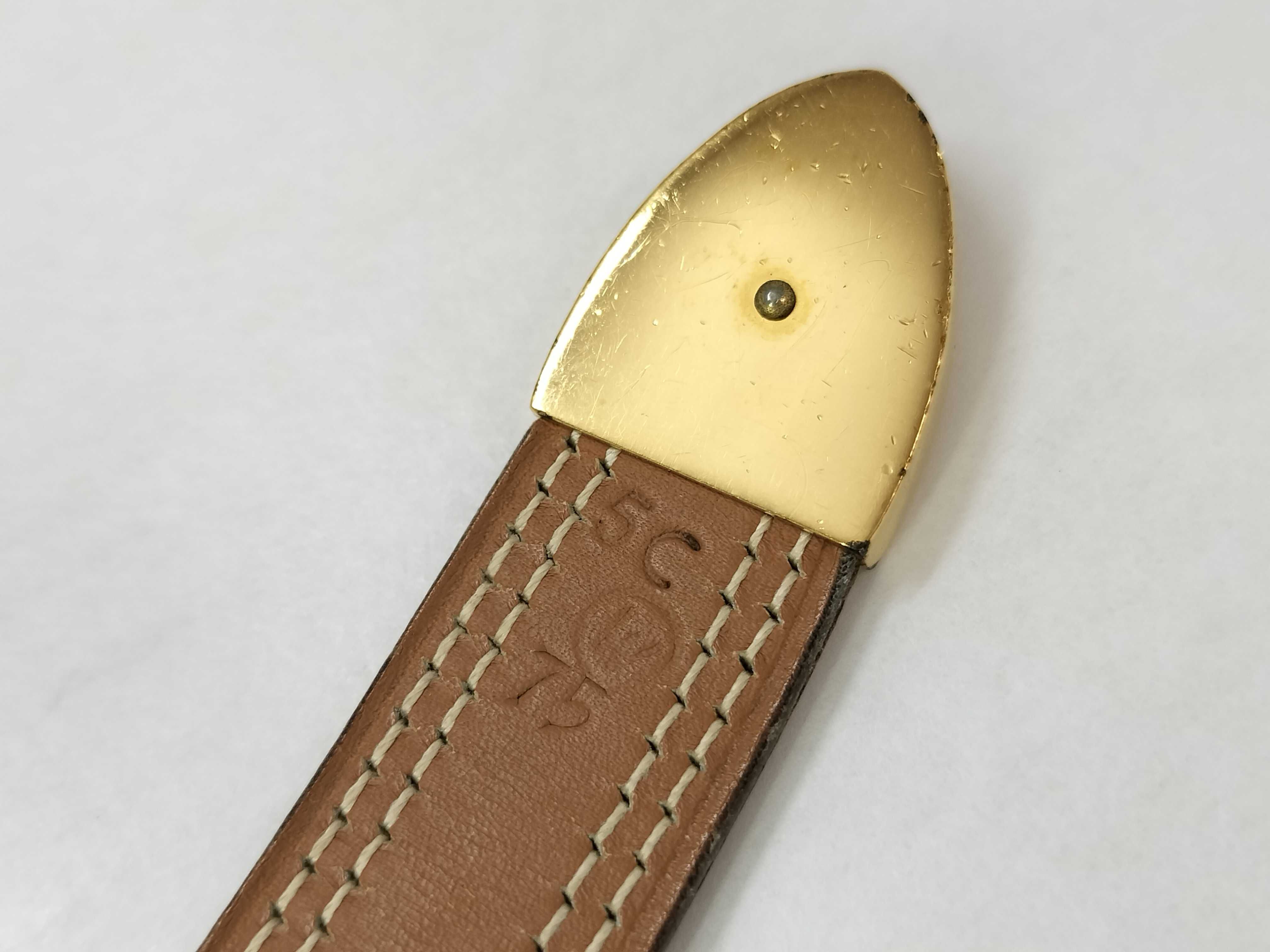 Other lines Accessories Hermes Leather Gold Hardware Belt — view 6