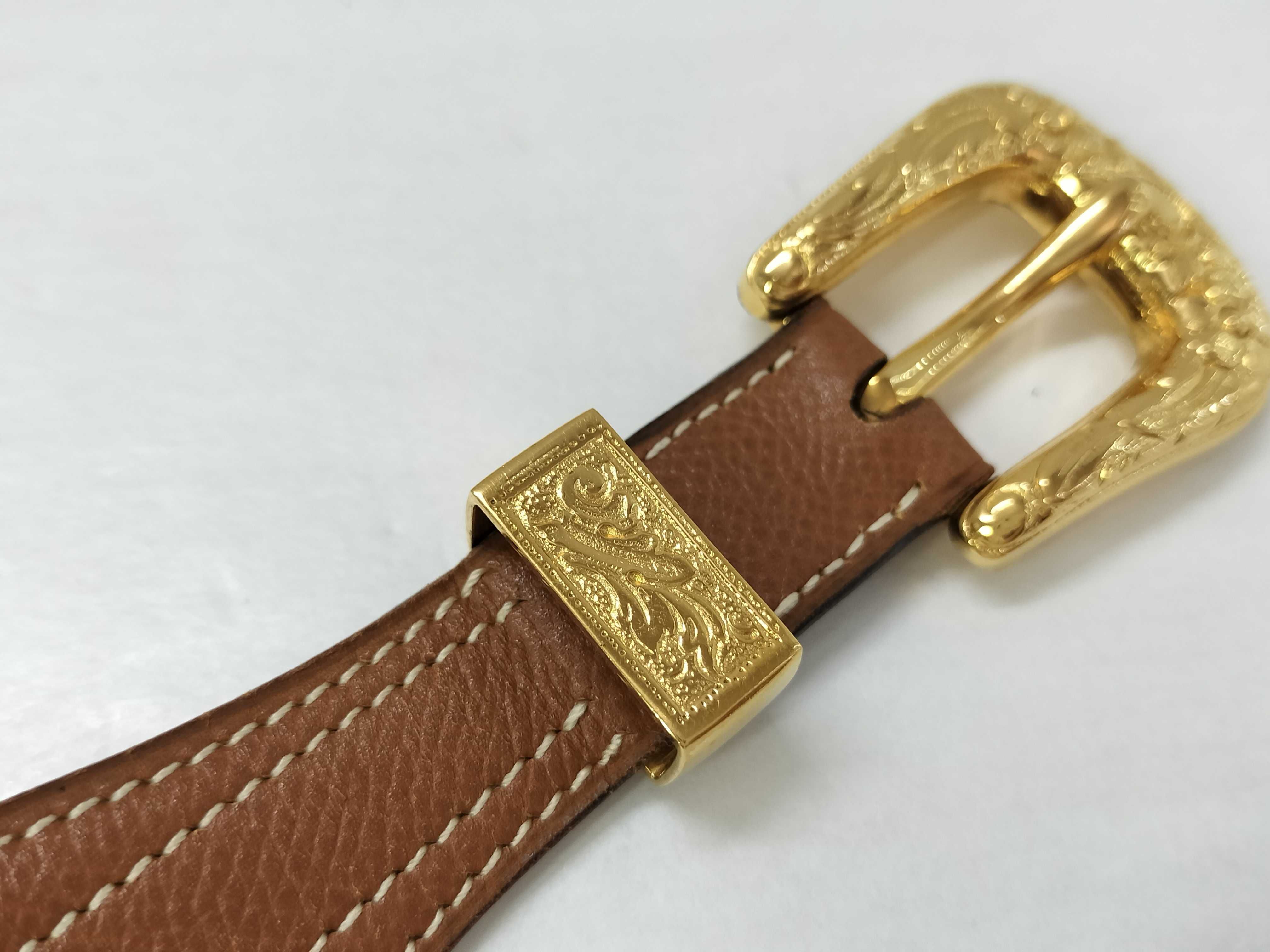 Other lines Accessories Hermes Leather Gold Hardware Belt — view 10