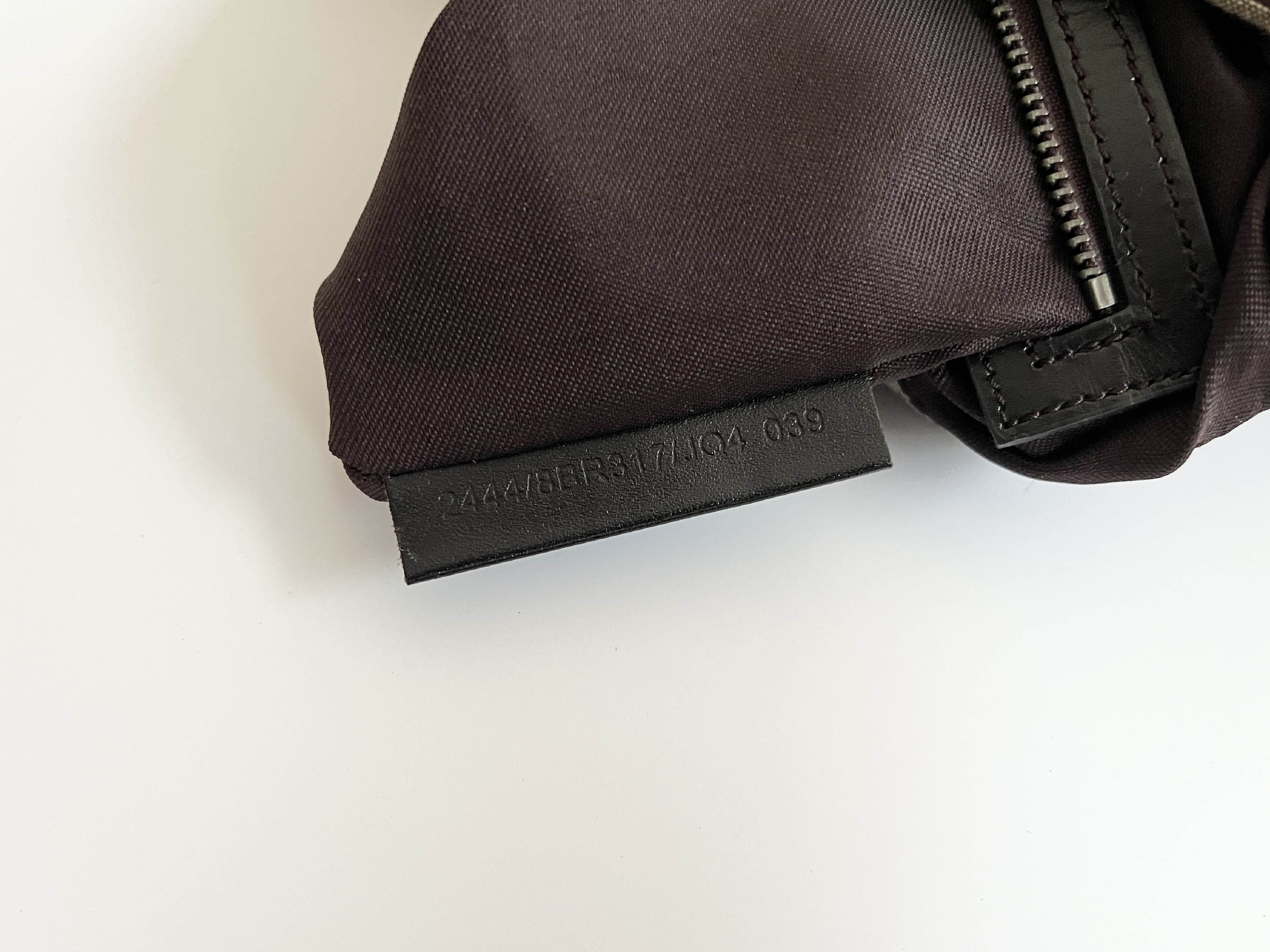 Zucchino Leather Canvas Logo Shoulder Bag (One-Shoulder Bag) — view 8