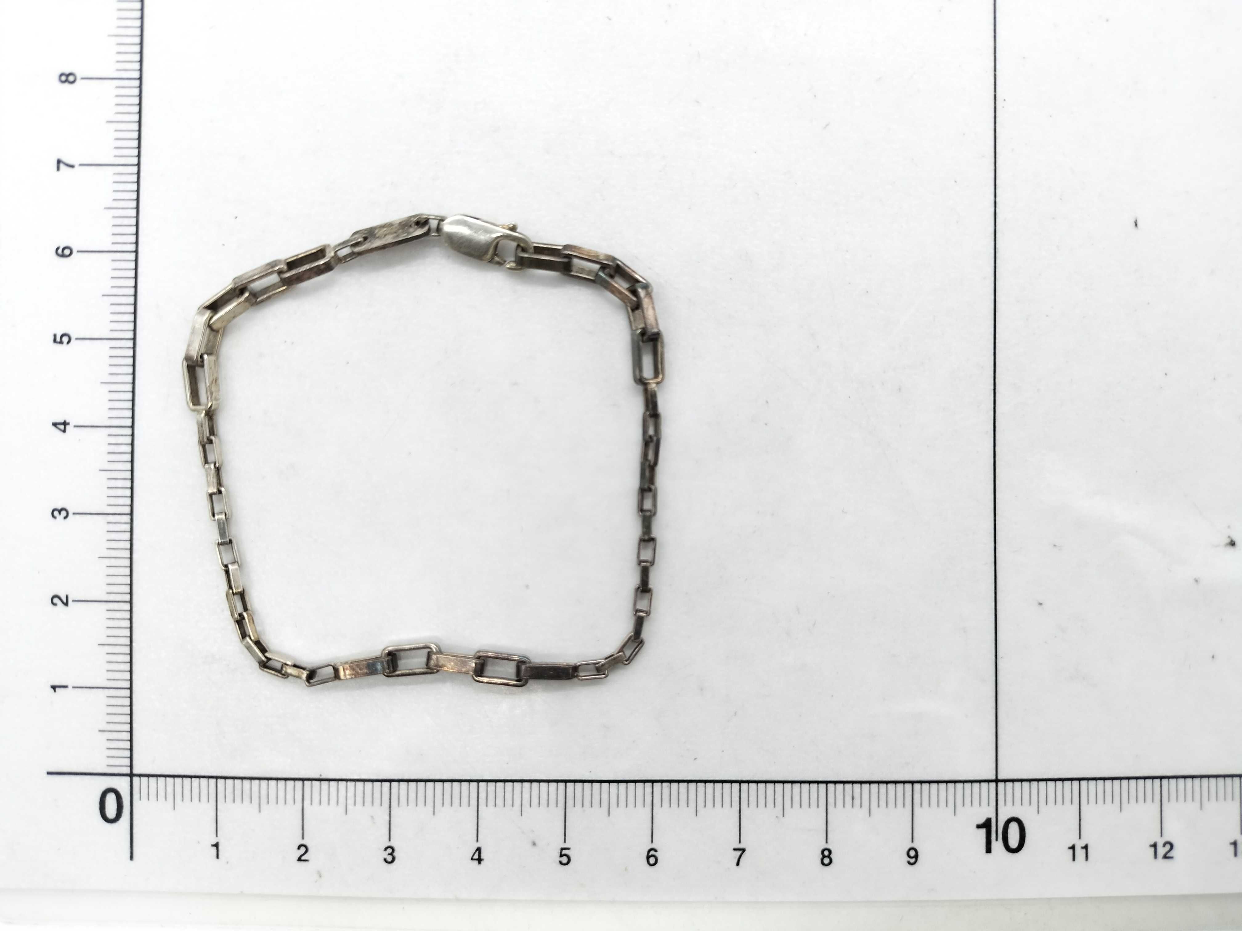 Old Square Vintage Bracelet, SV925, 5.1g, Bracelet/Bangle — view 6