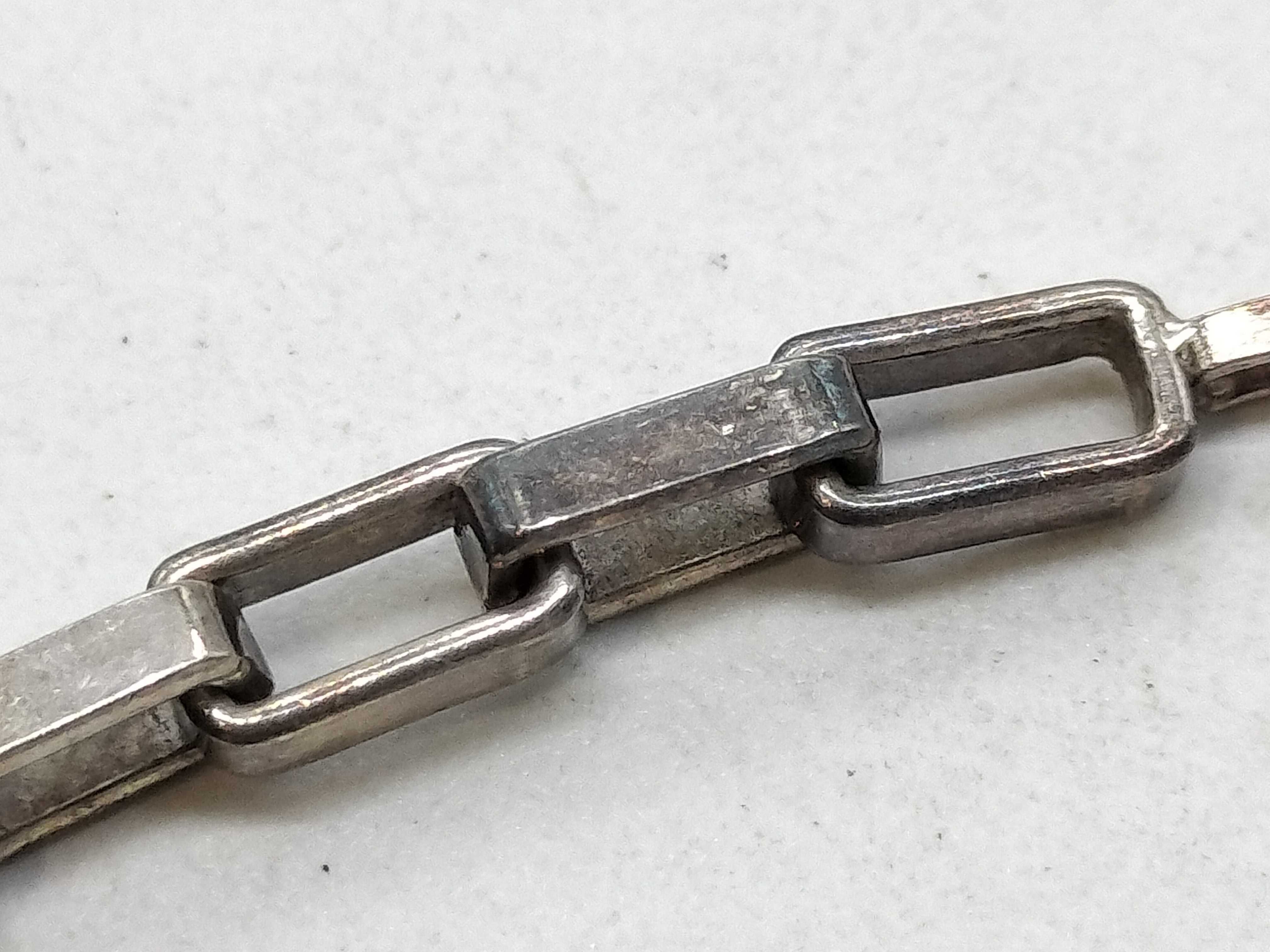 Old Square Vintage Bracelet, SV925, 5.1g, Bracelet/Bangle — view 7