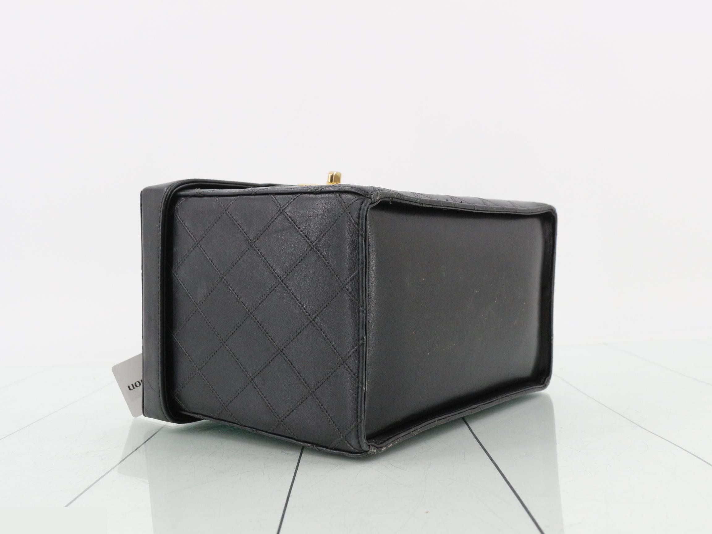Matelassé Vanity Case, Black, Series 3 — view 5