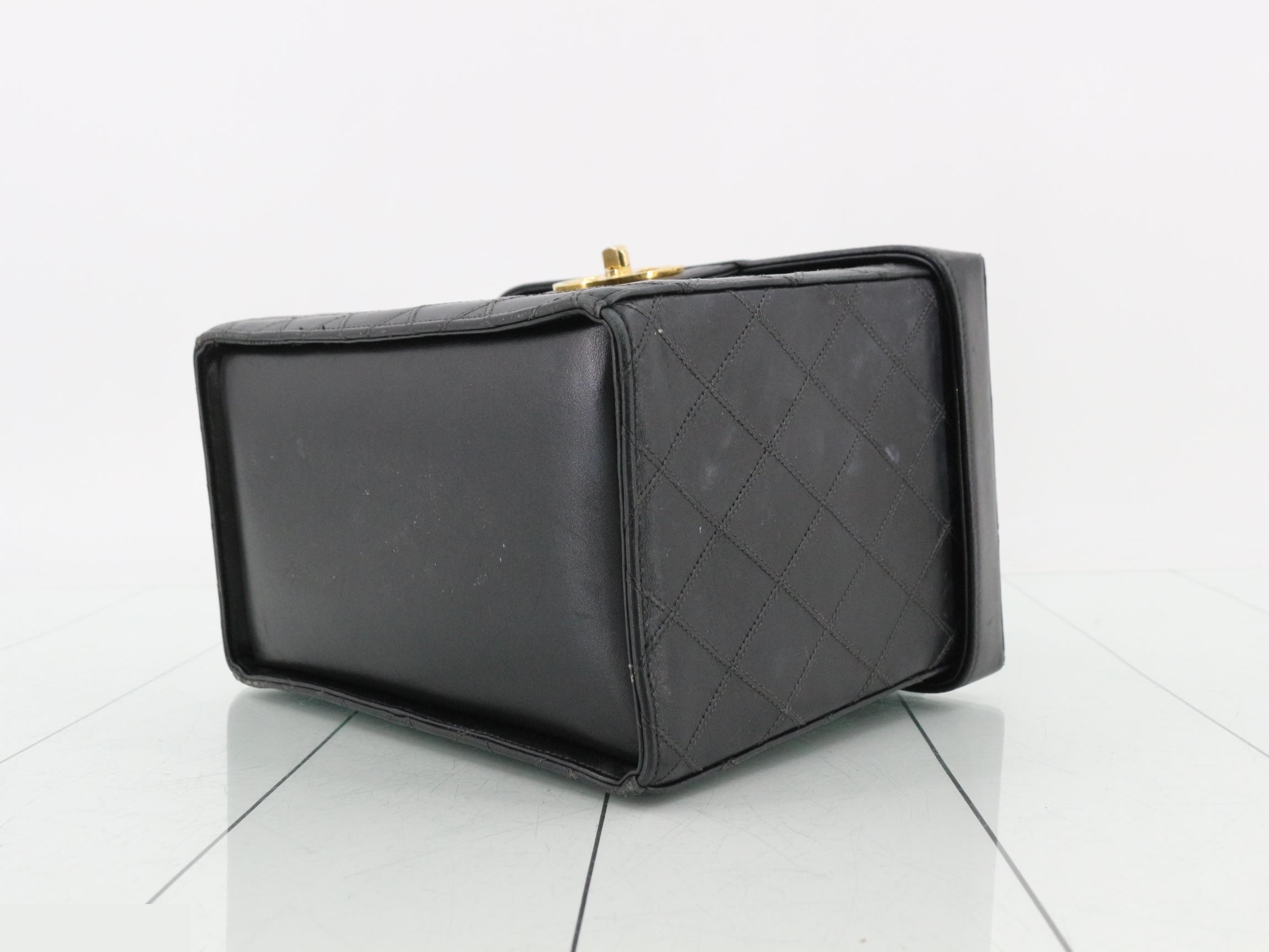 Matelassé Vanity Case, Black, Series 3 — view 6