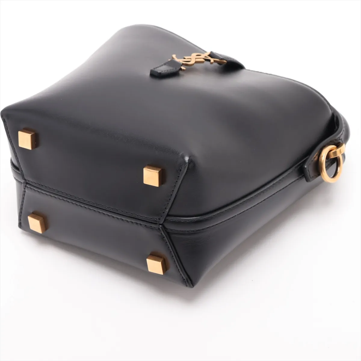 LE 37 mini Leather 2-Way Handbag, Black, 765870 — view 3