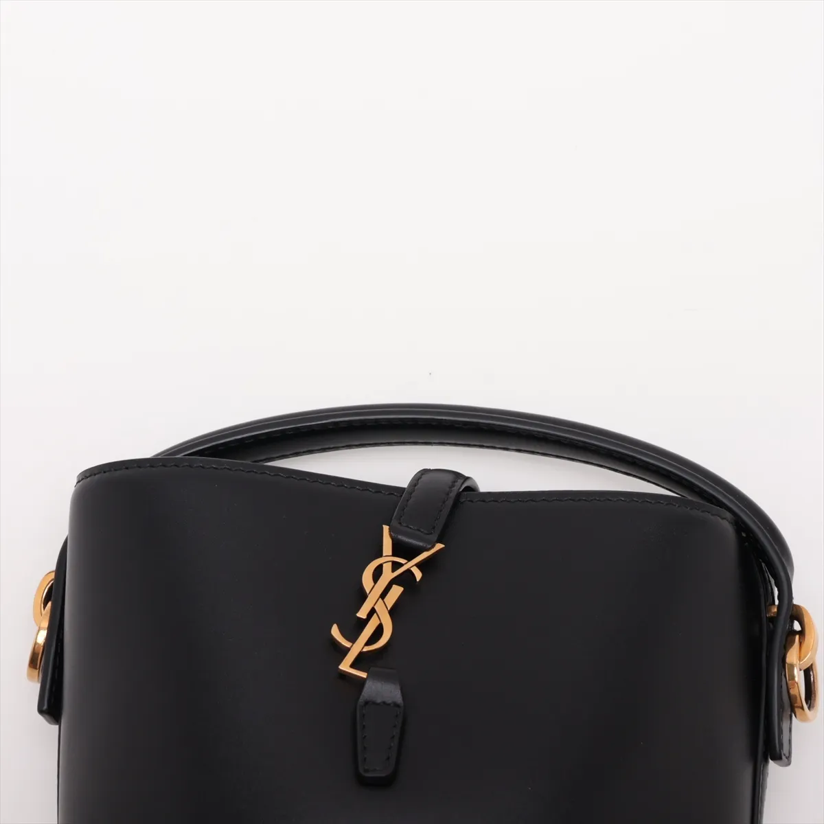 LE 37 mini Leather 2-Way Handbag, Black, 765870 — view 6