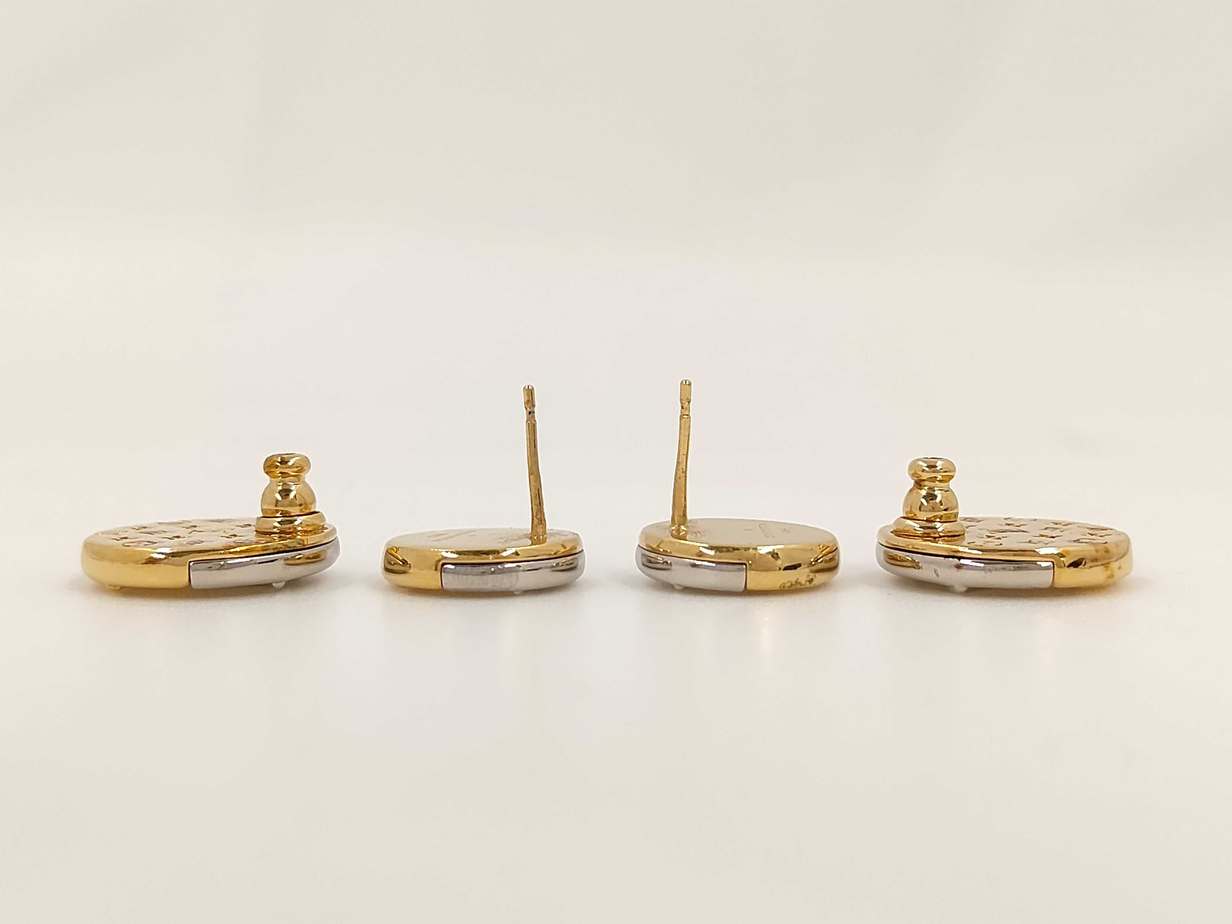Boucles d'Oreilles L to V Silver x Gold M69664/VA1210 Earrings — view 3