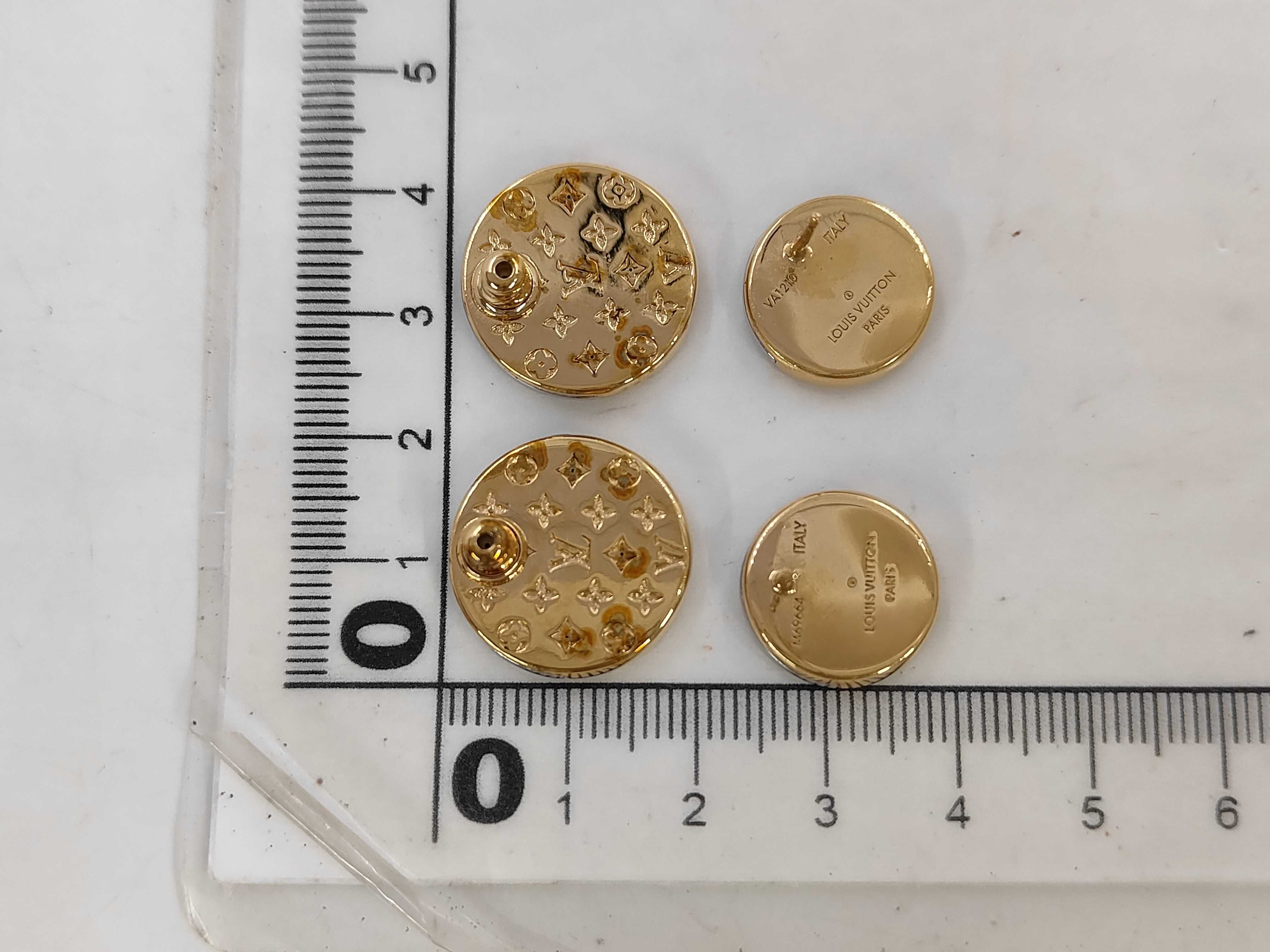 Boucles d'Oreilles L to V Silver x Gold M69664/VA1210 Earrings — view 7