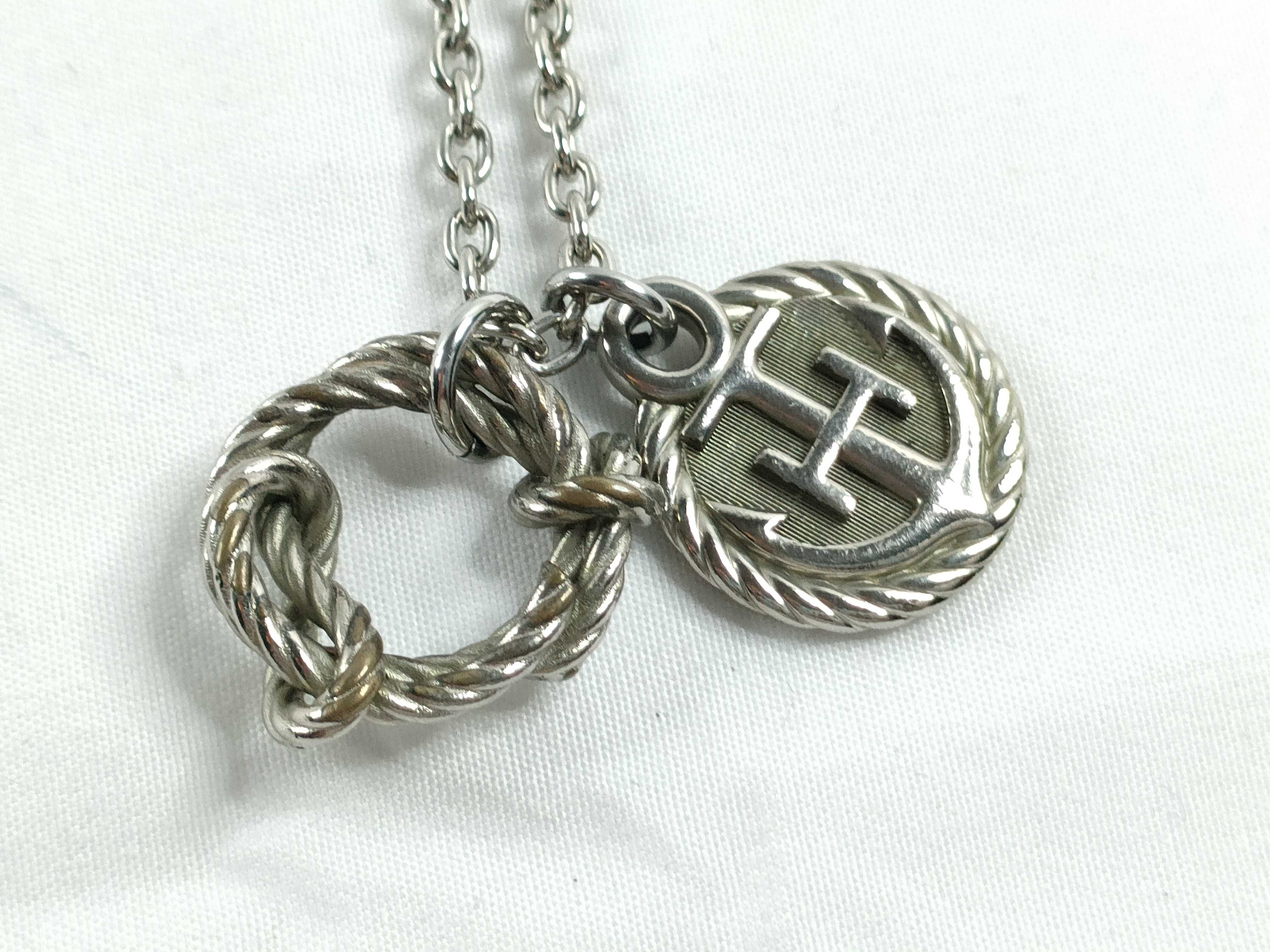 Cordage Rope Necklace, Sterling Silver 925 Necklace