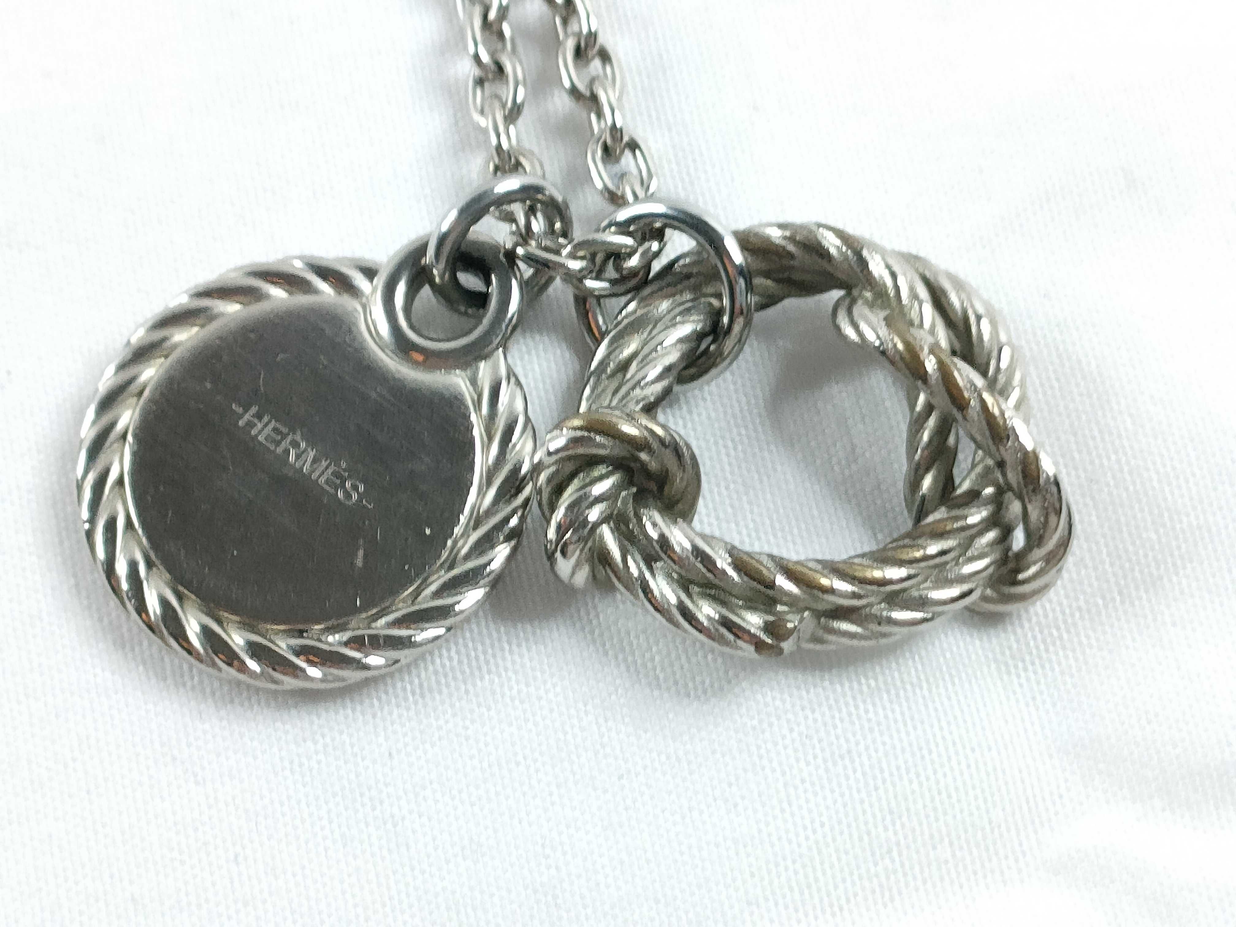 Cordage Rope Necklace, Sterling Silver 925 Necklace — view 2