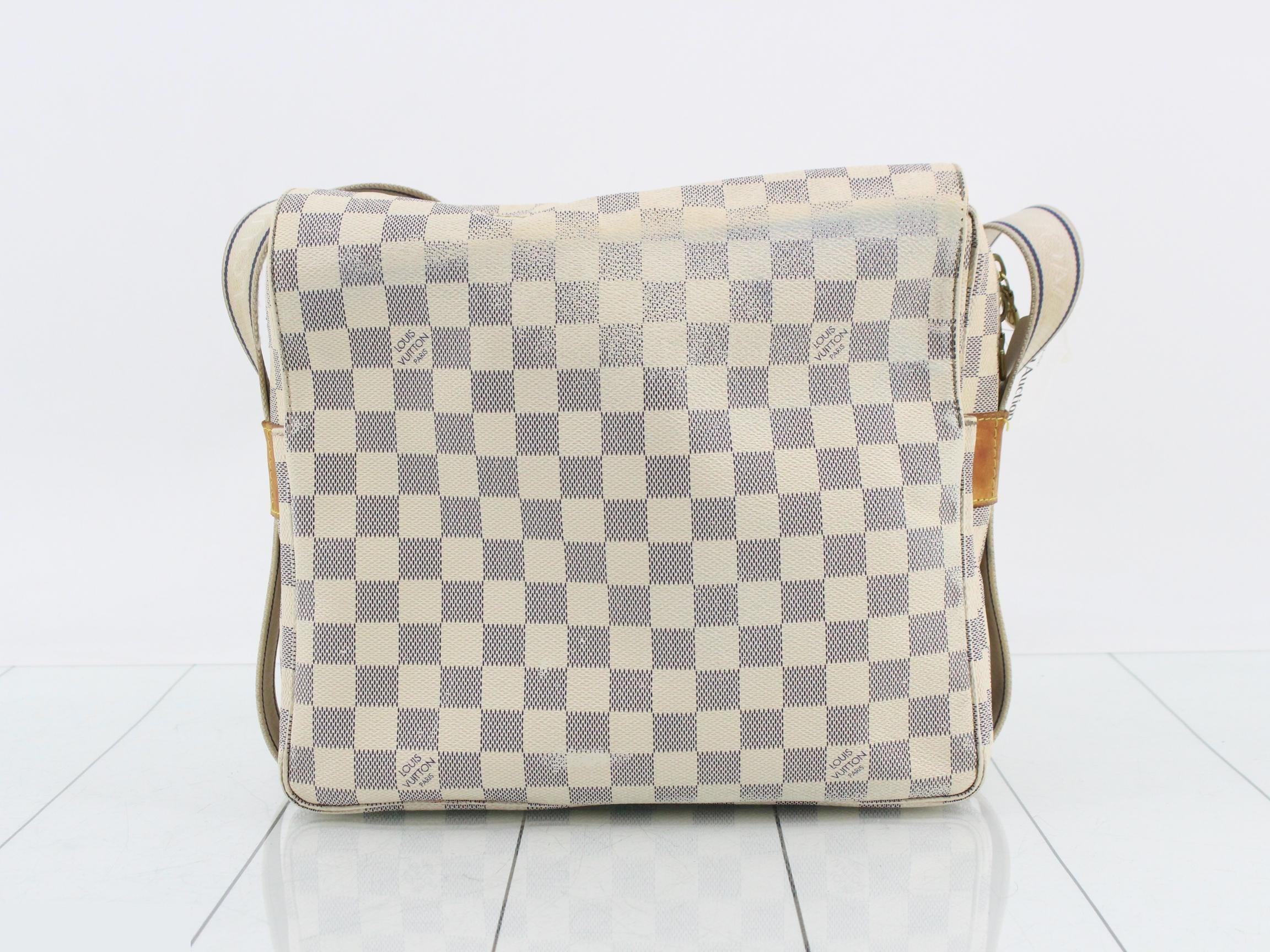 Damier Azur Naviglio Shoulder Bag — view 2