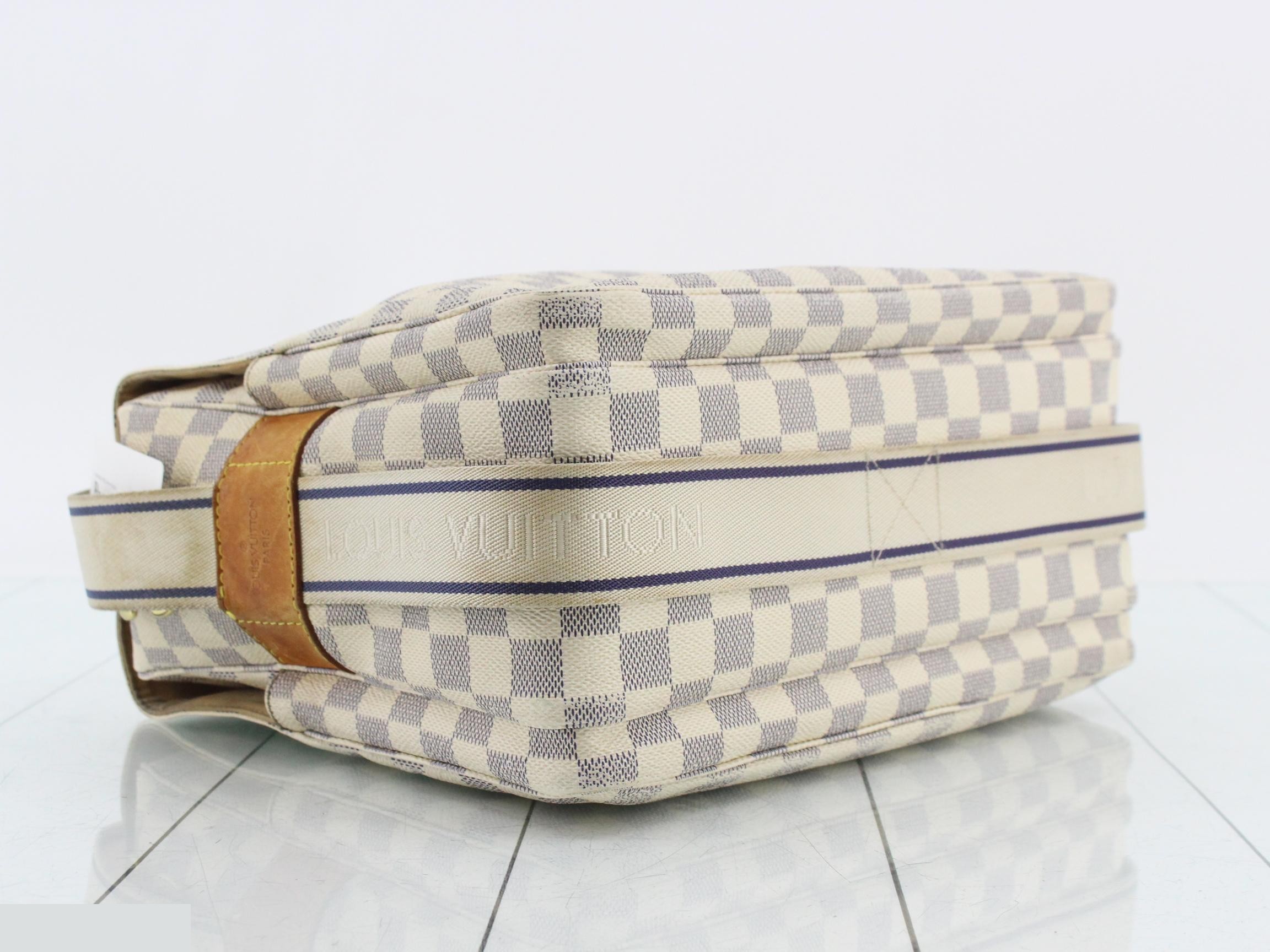 Damier Azur Naviglio Shoulder Bag — view 5