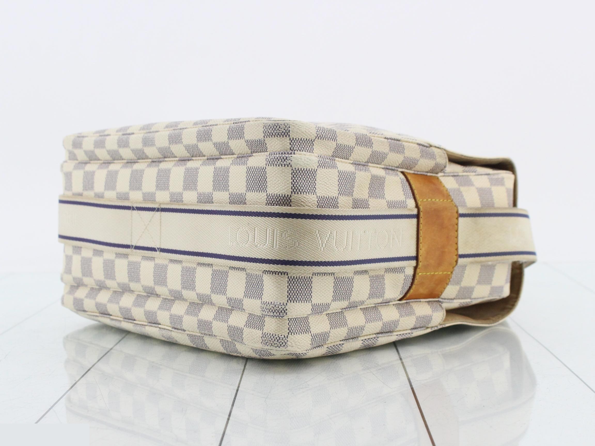 Damier Azur Naviglio Shoulder Bag — view 6