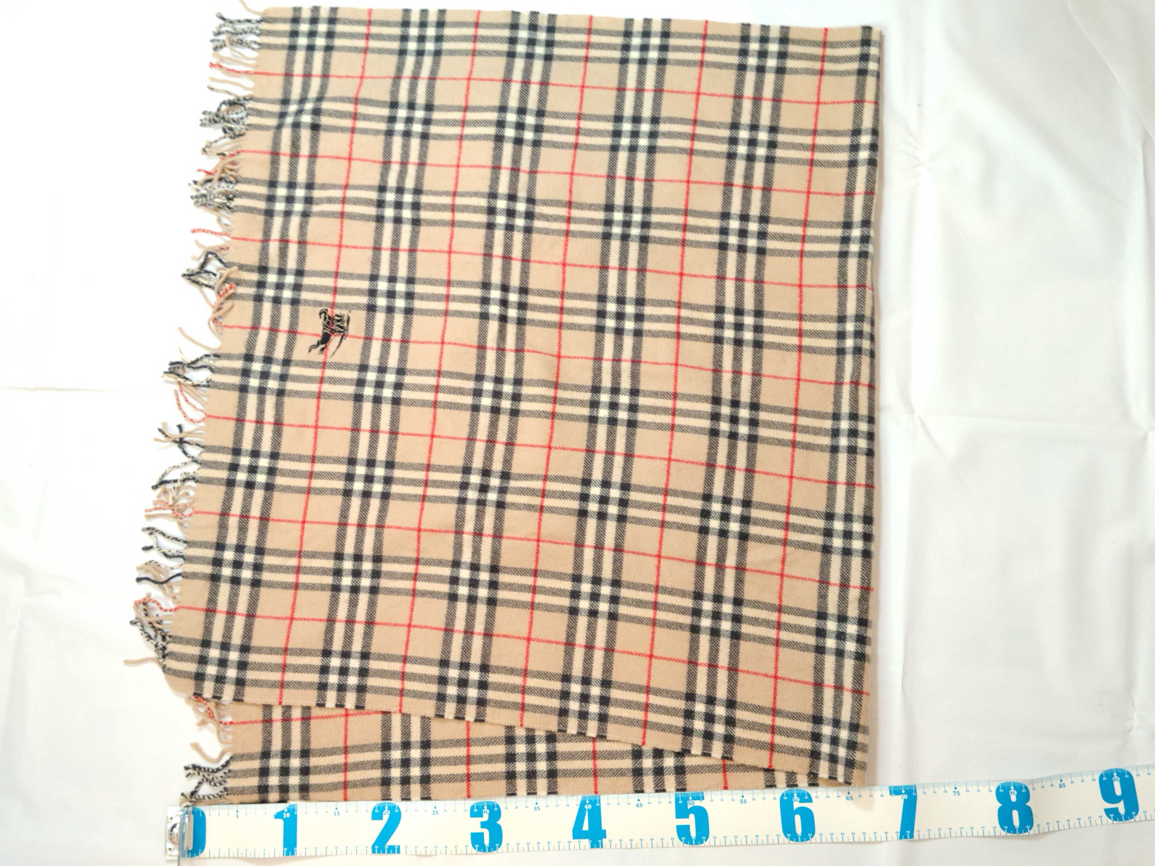 Nova Check Lap Blanket Shawl Beige Other Accessories — view 2