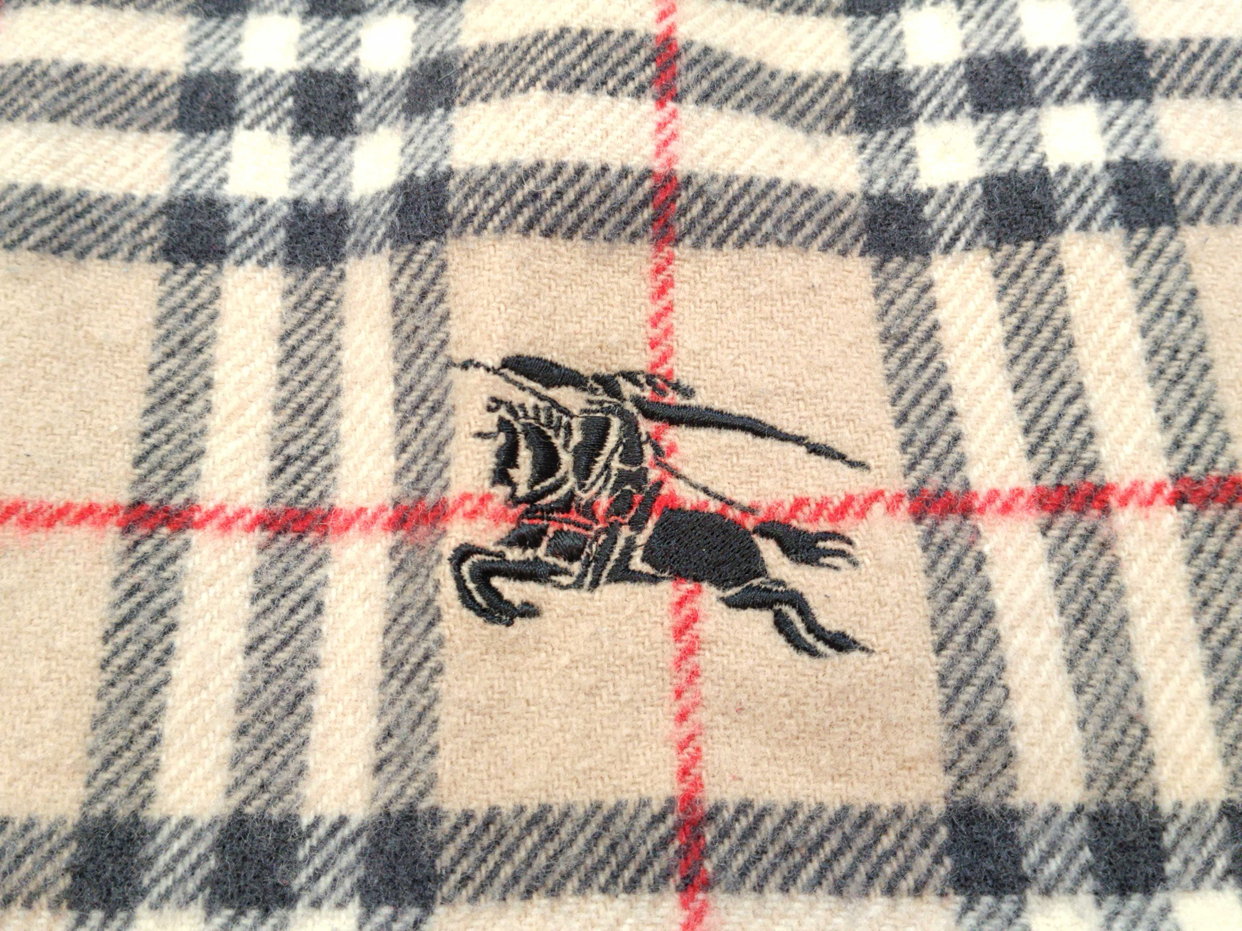 Nova Check Lap Blanket Shawl Beige Other Accessories — view 5