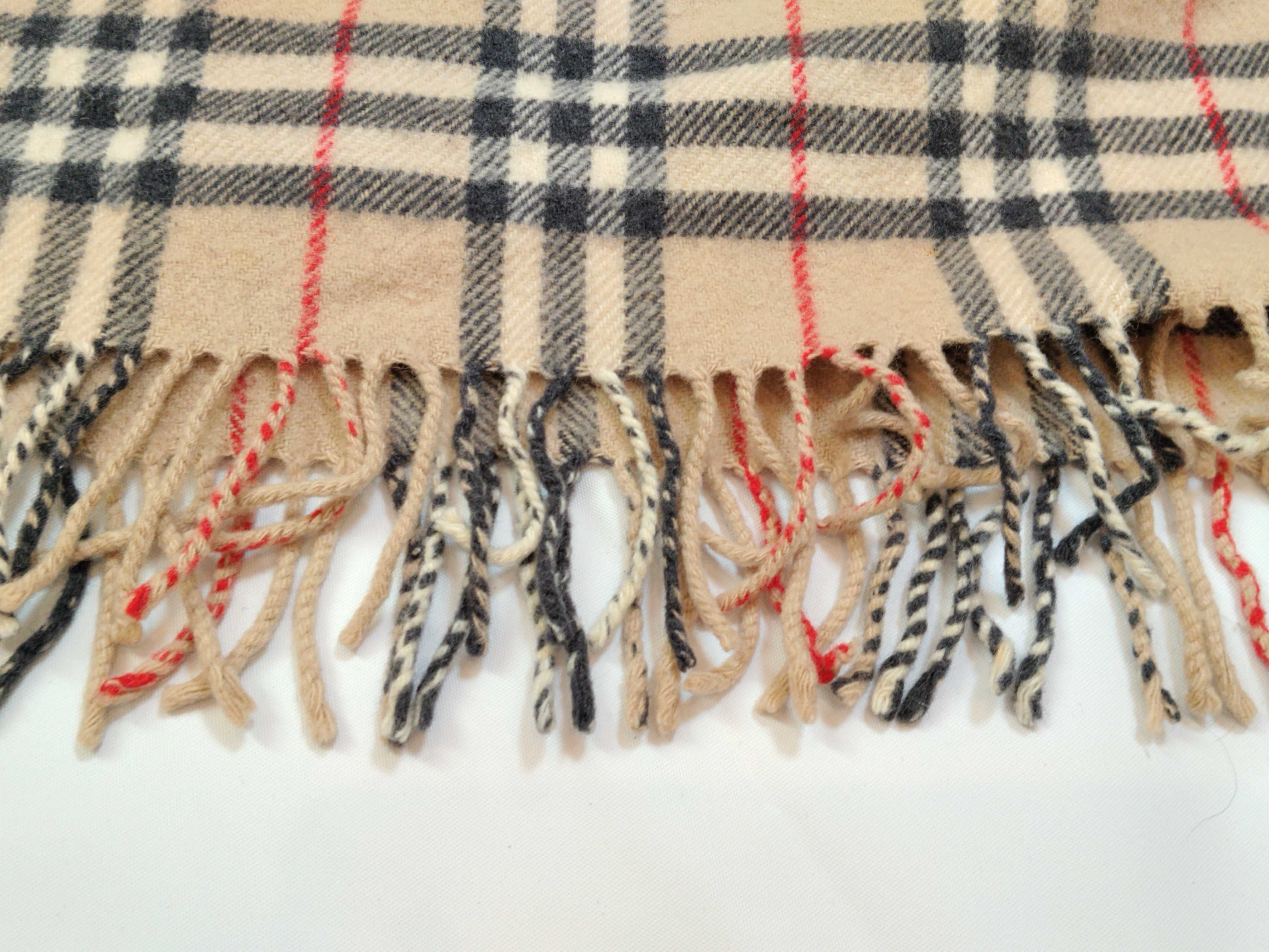 Nova Check Lap Blanket Shawl Beige Other Accessories — view 6