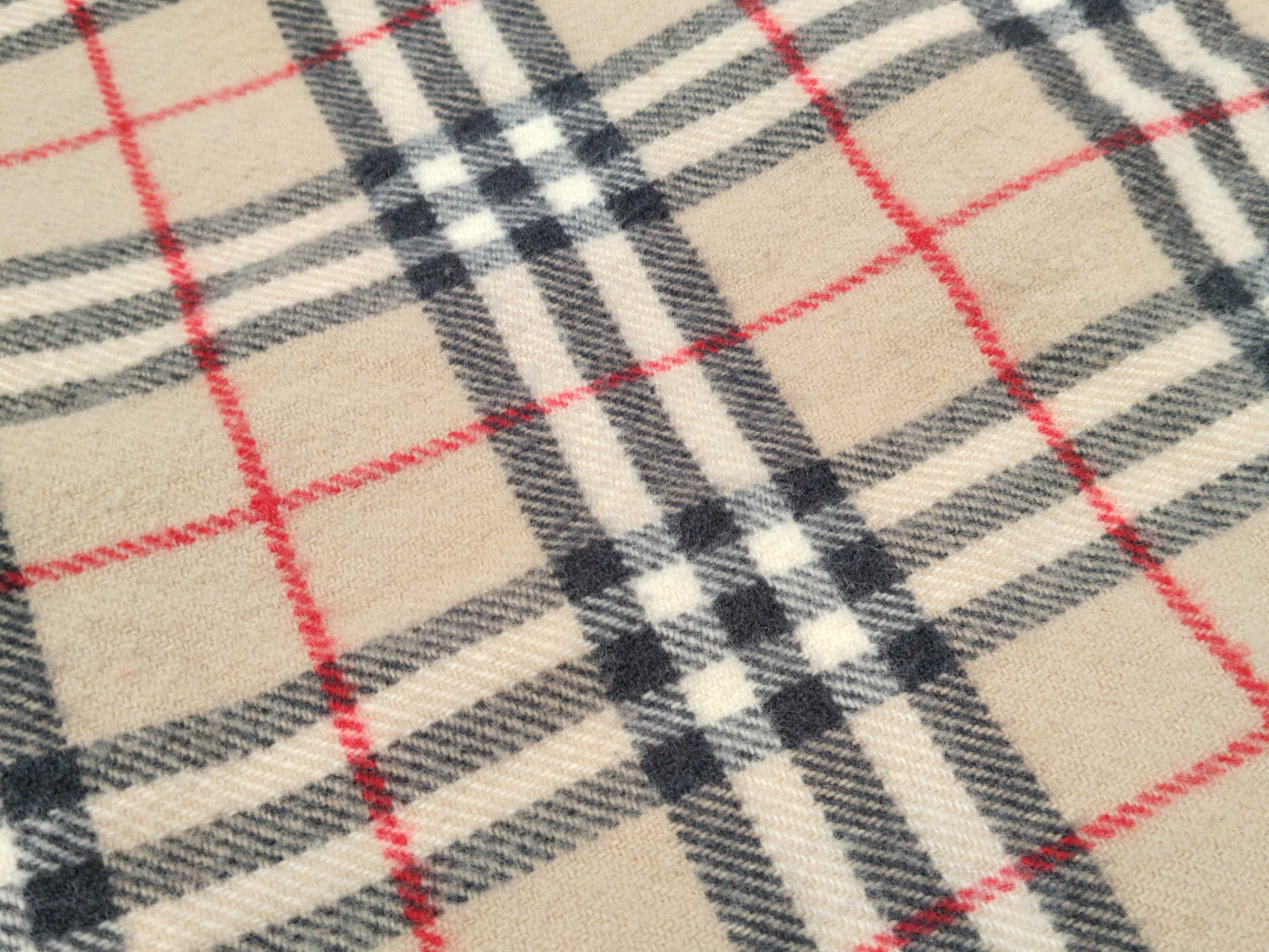 Nova Check Lap Blanket Shawl Beige Other Accessories — view 10
