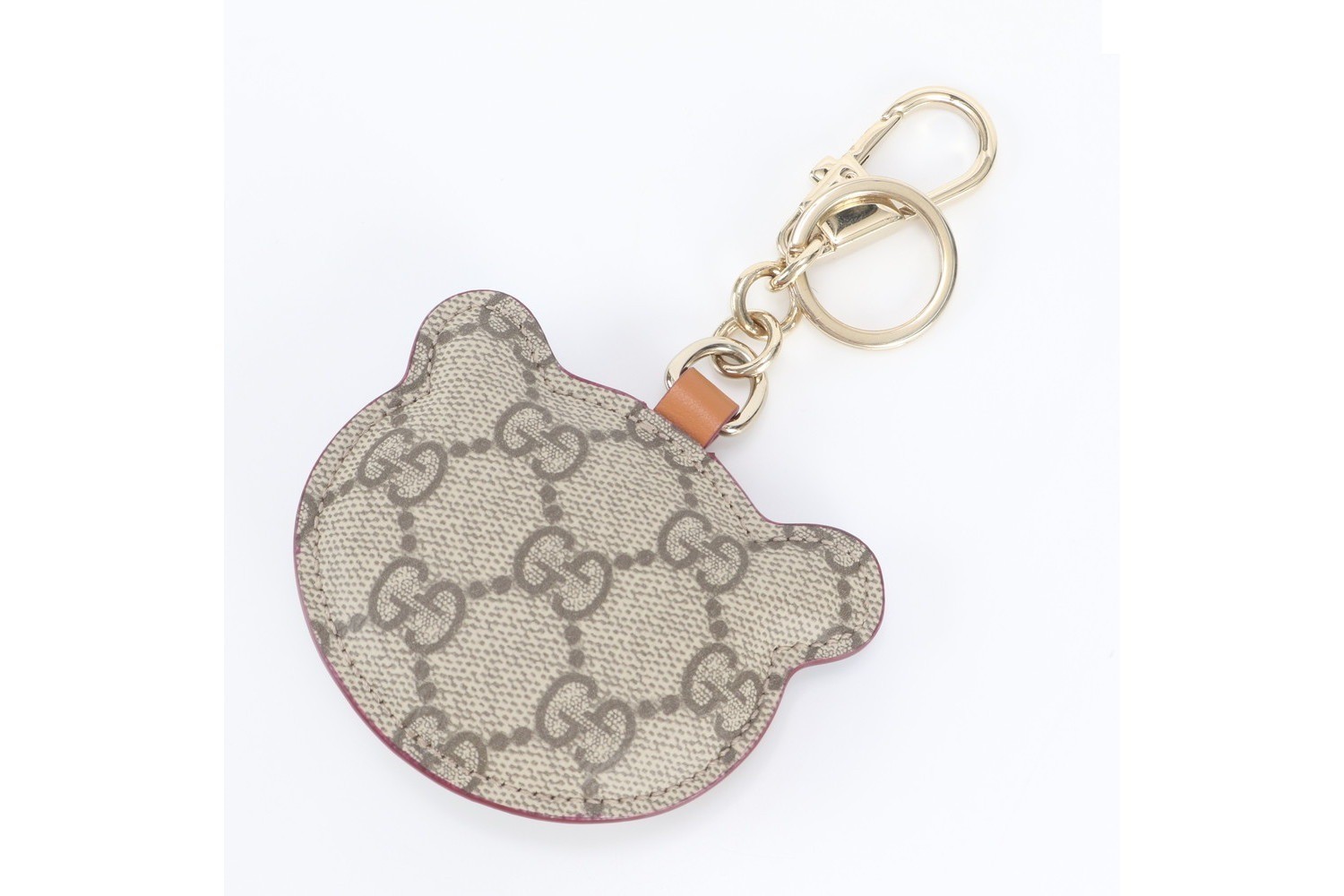 GG Supreme Panda Animal Shape Leather Keychain — view 2
