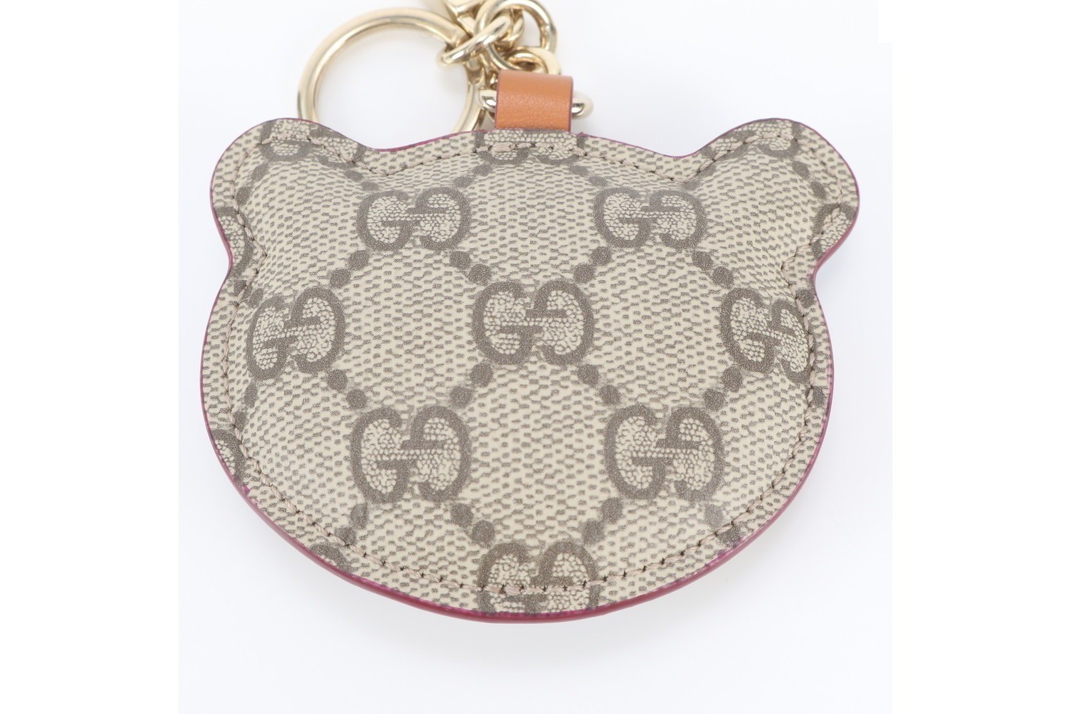 GG Supreme Panda Animal Shape Leather Keychain — view 4