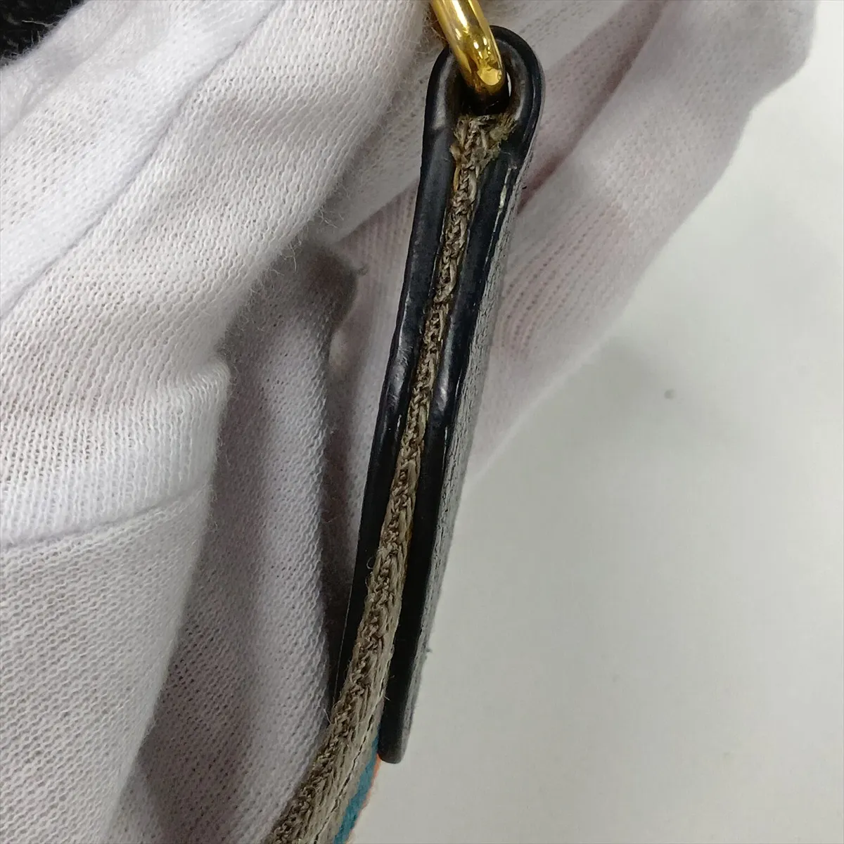 Leather Shoulder Bag, Black — view 14