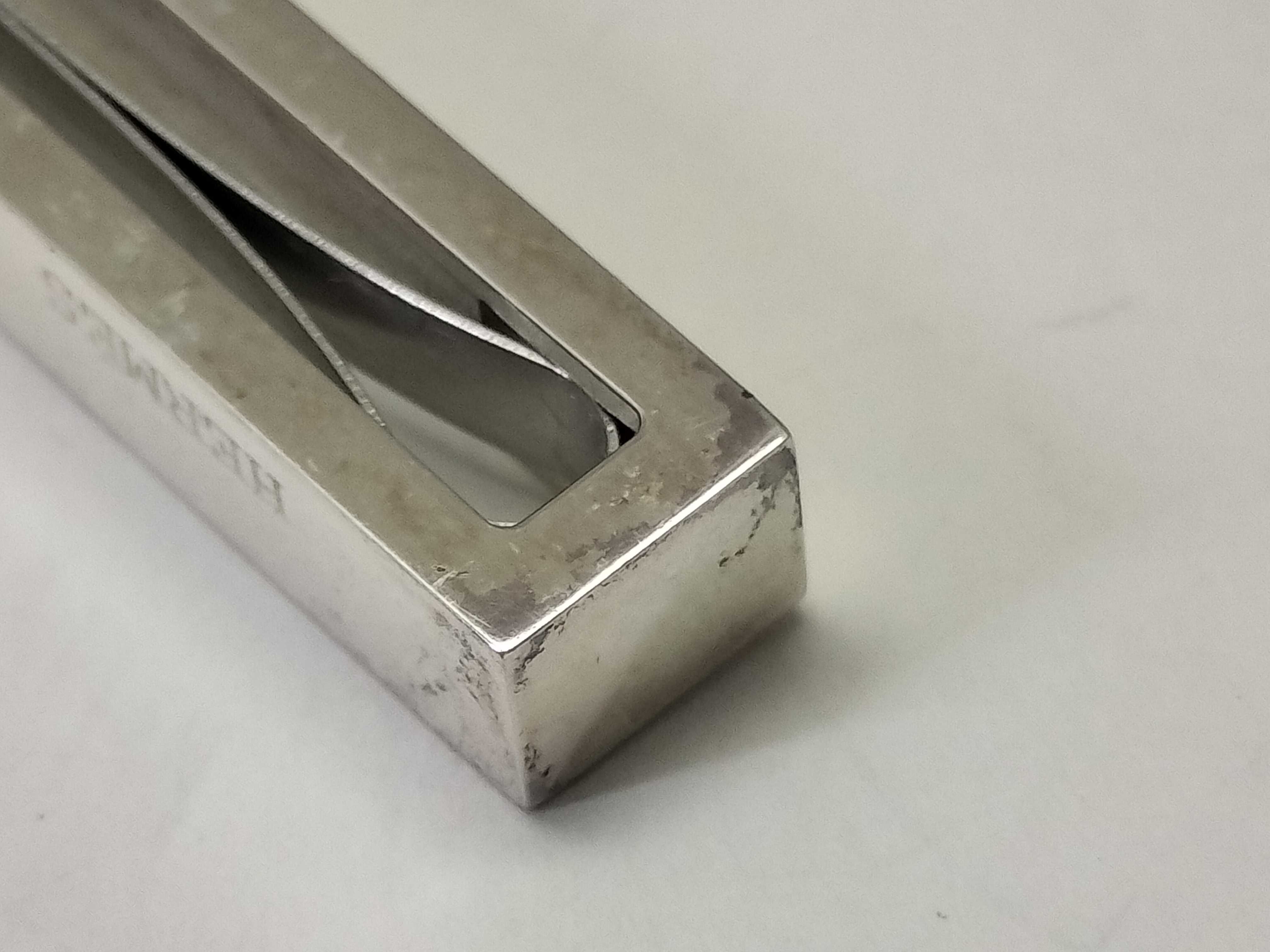 H-logo money clip tie clip Ag925 tie clip/cufflinks — view 7